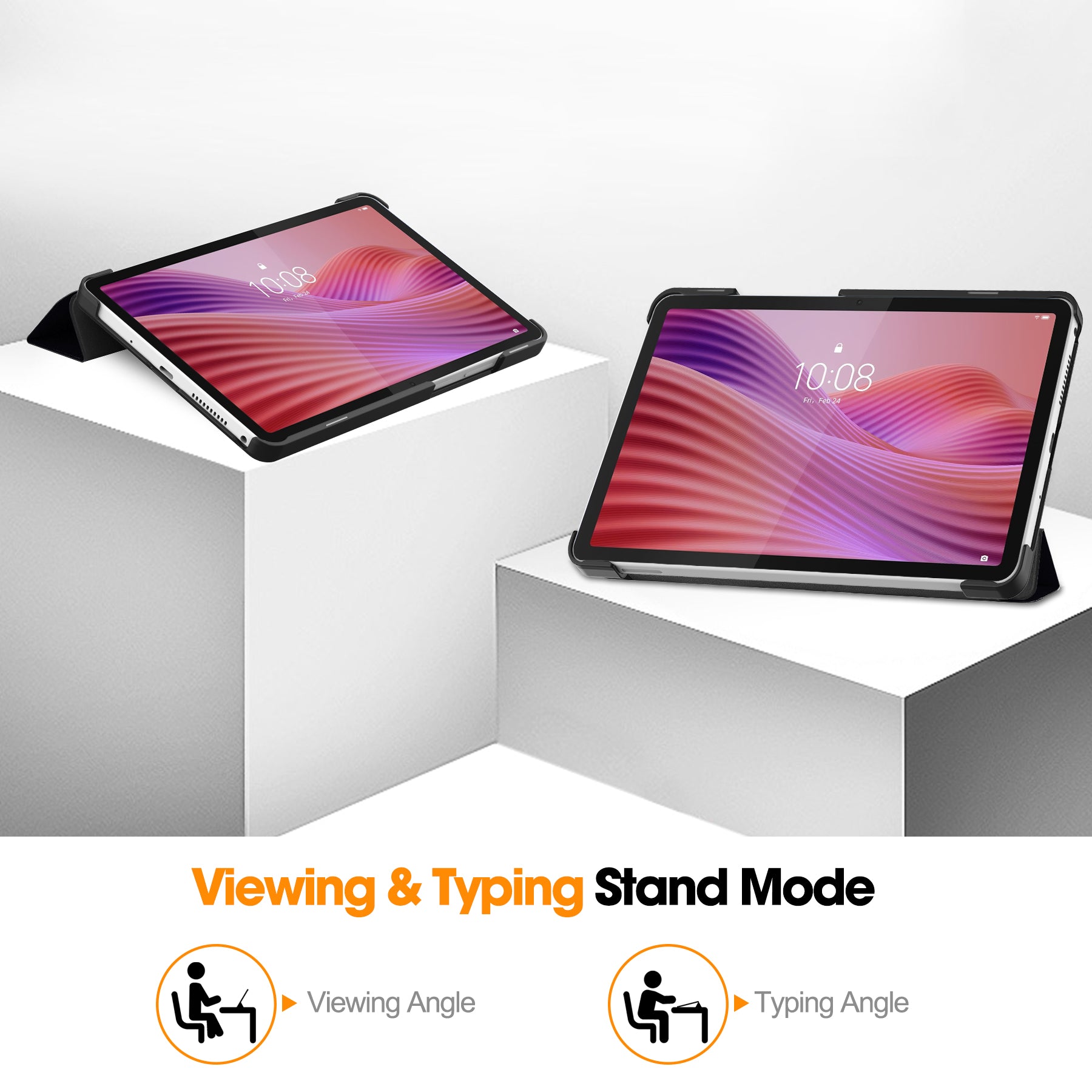 Lenovo Tab One 8.7" Designer Tri-Fold Case (NoTouch)
