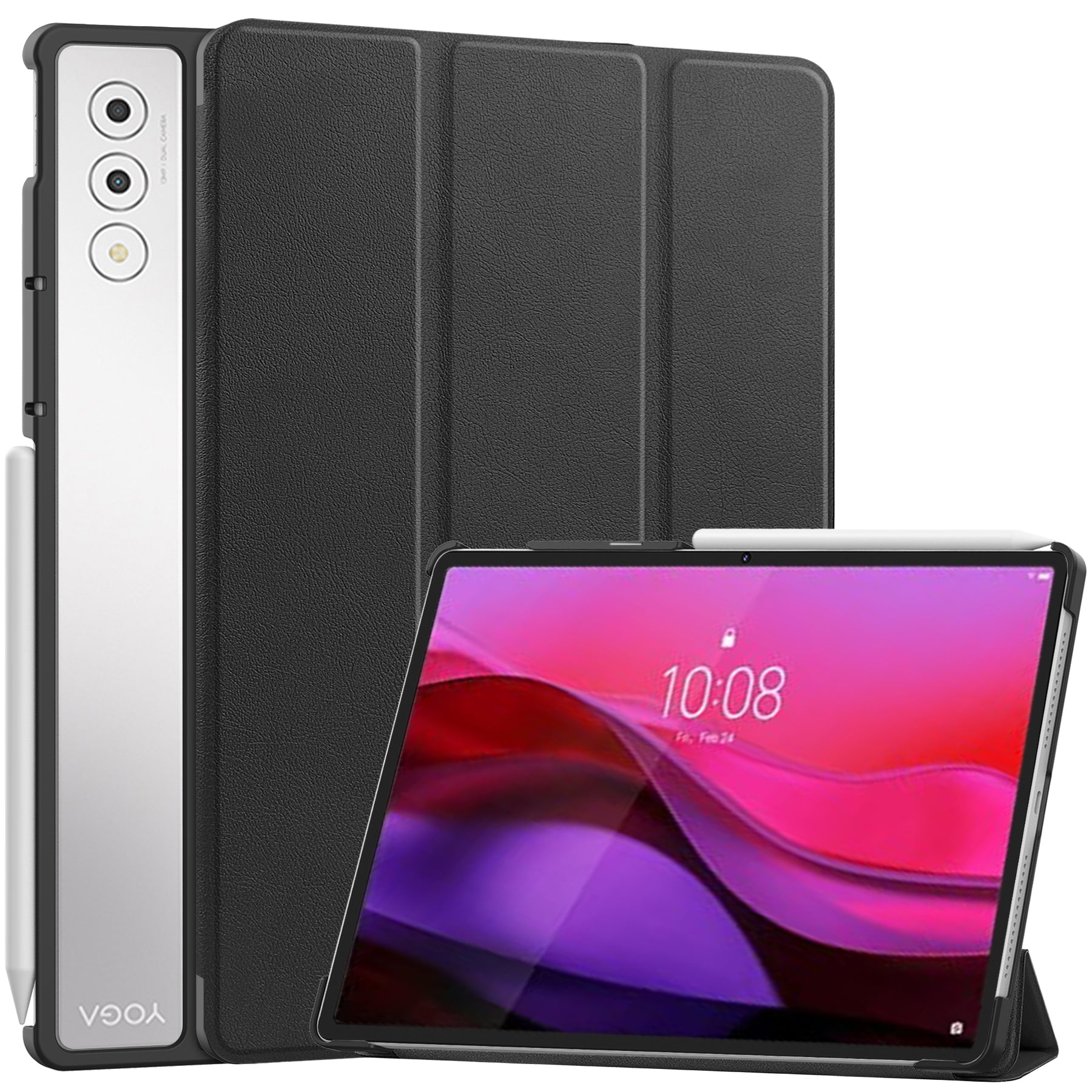 Lenovo Yoga Tab Plus 12.7 TB520 Tri-Fold Case [Black]
