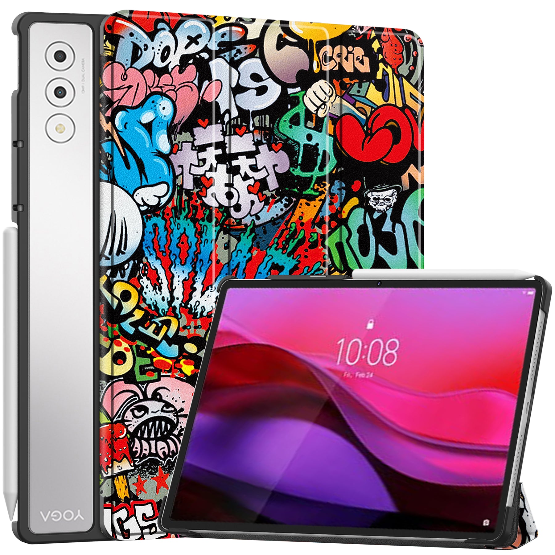 Lenovo Yoga Tab Plus 12.7 TB520 Designer Tri-Fold Case [LazyCat]