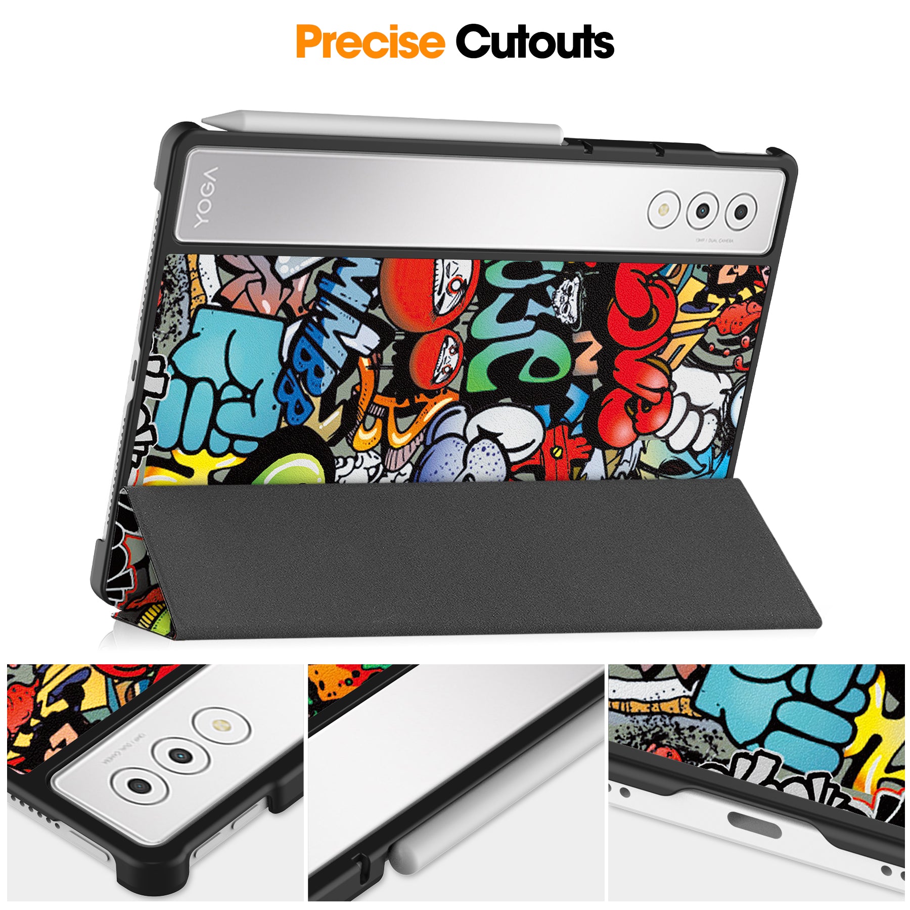 Lenovo Yoga Tab Plus 12.7 TB520 Designer Tri-Fold Case [LazyCat]
