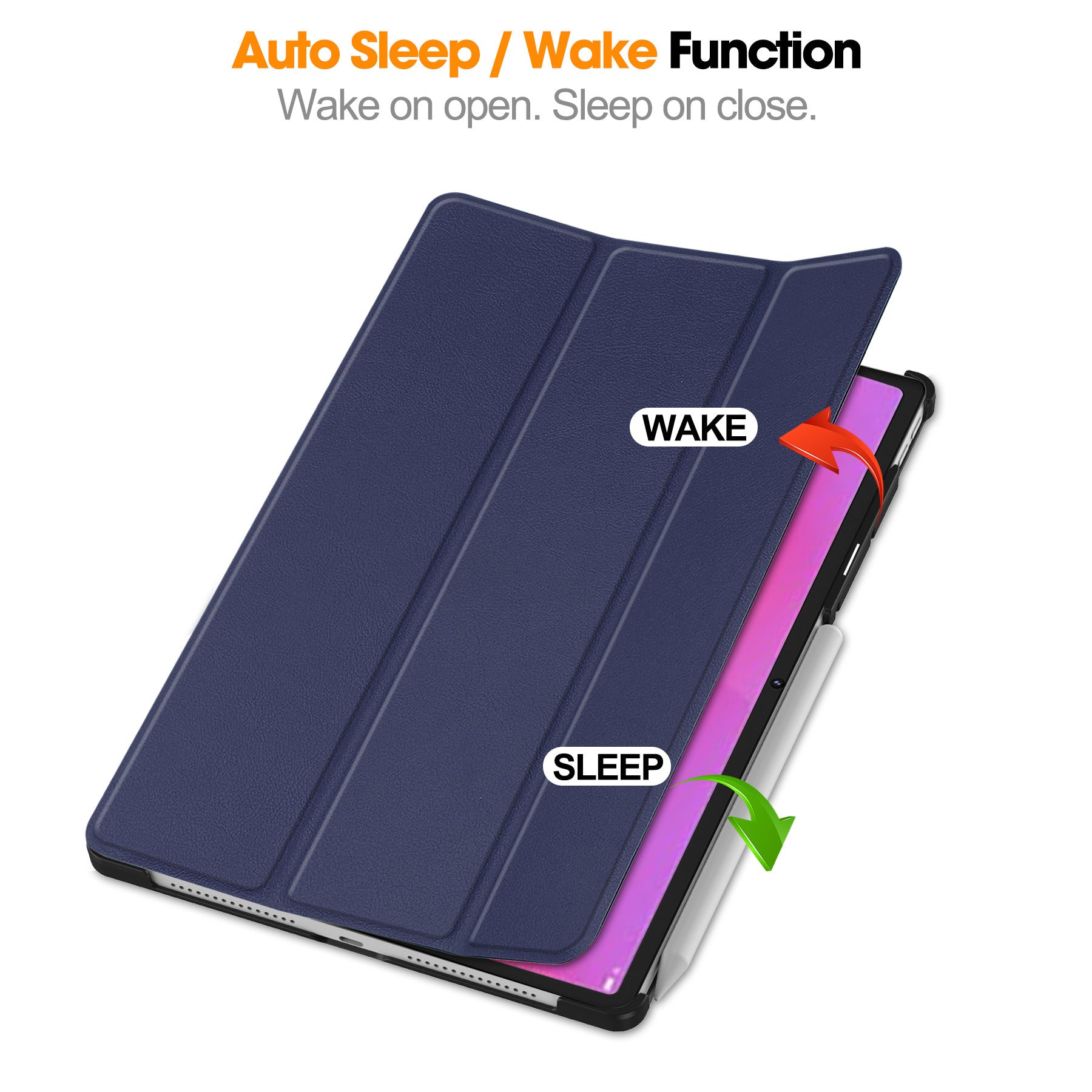 Lenovo Yoga Tab Plus 12.7 TB520 Tri-Fold Case [Navy]