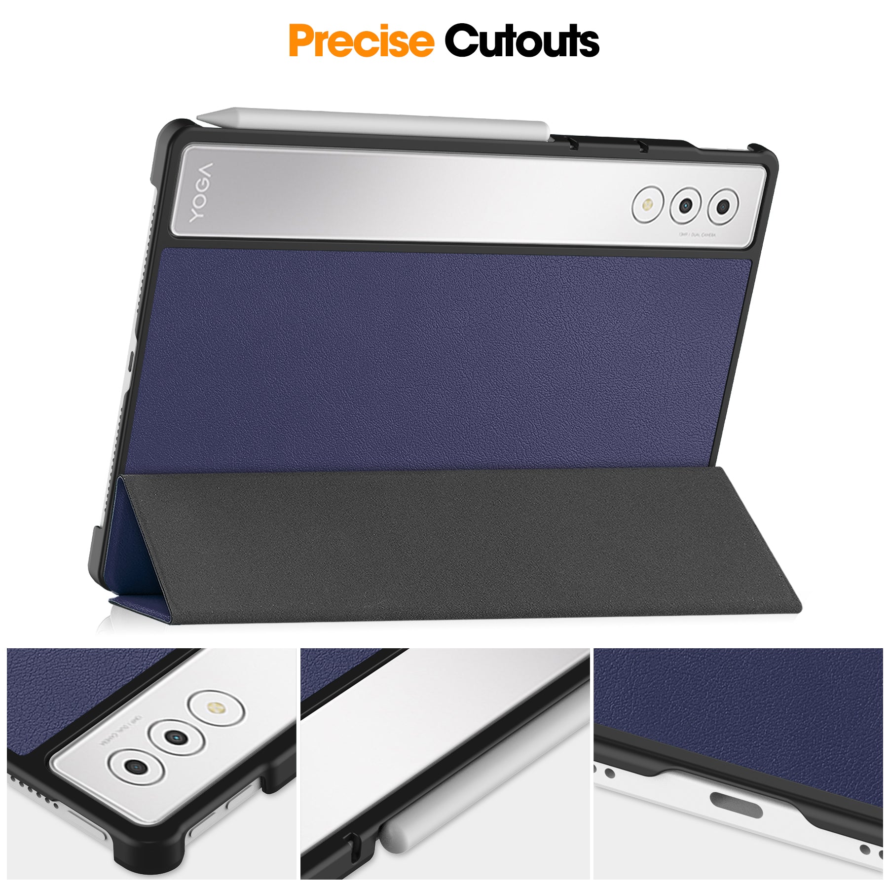 Lenovo Yoga Tab Plus 12.7 TB520 Tri-Fold Case [Navy]