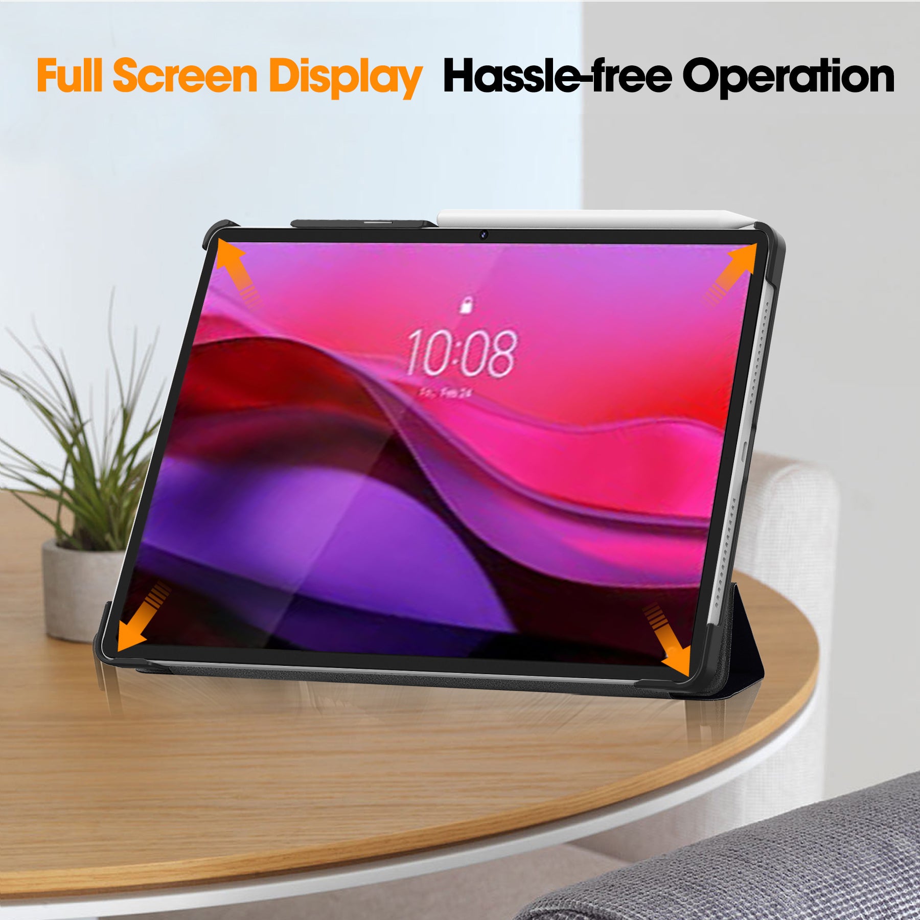 Lenovo Yoga Tab Plus 12.7 TB520 Designer Tri-Fold Case [NoTouch]