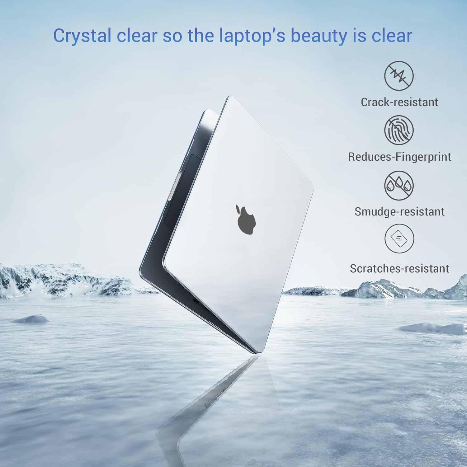MacBook Neo (A18 Pro, 2026) Crystal Clear Case - Snap-On Hard Shell
