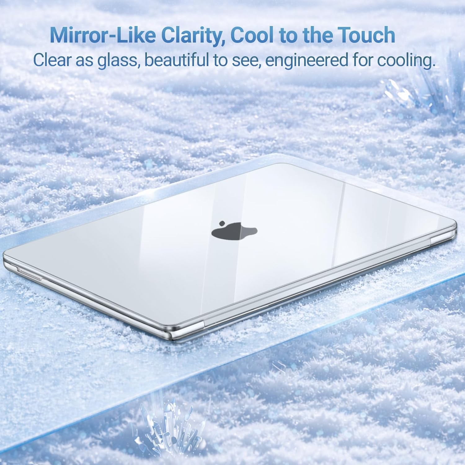 MacBook Neo (A18 Pro, 2026) Crystal Clear Case - Snap-On Hard Shell