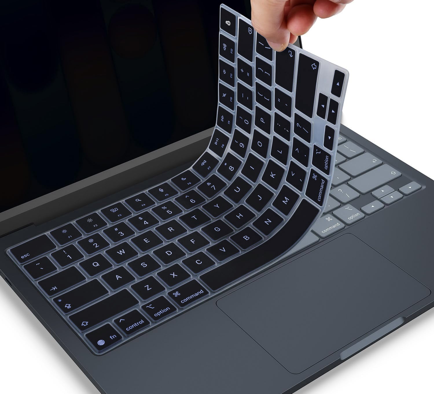 MacBook Neo 13“ (A18 Pro, 2026) Keyboard Cover Skin - Non-Touch ID [Black]