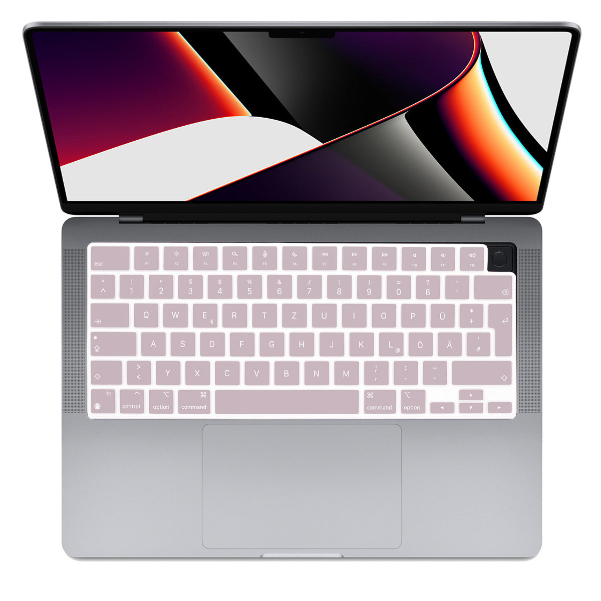 MacBook Neo 13“ (A18 Pro, 2026) Keyboard Cover Skin - Touch ID [Blush]