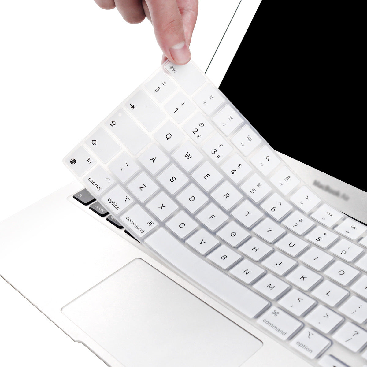 MacBook Neo 13“ (A18 Pro, 2026) Keyboard Cover Skin - Touch ID [Silver]