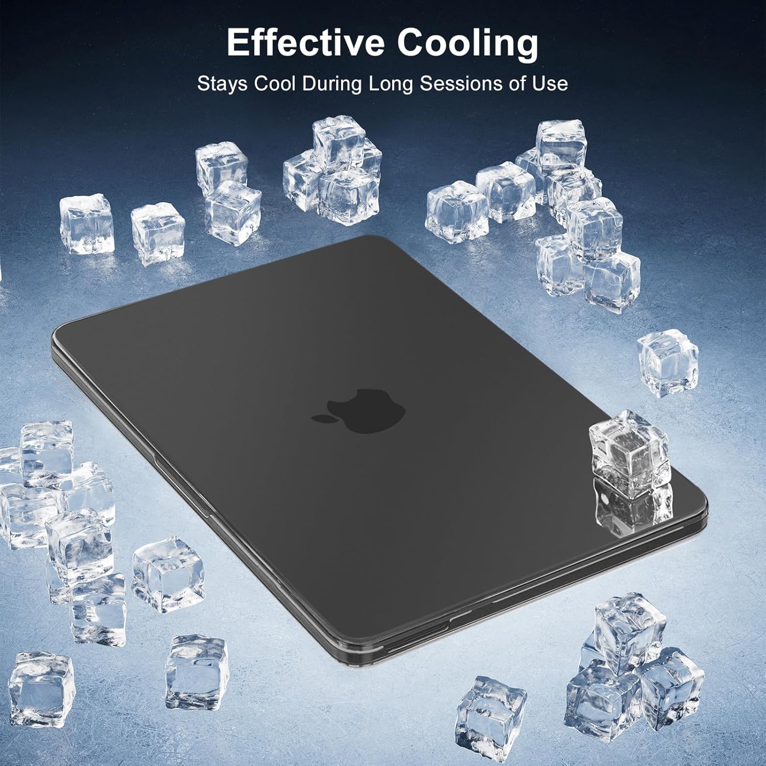 MacBook Neo (A18 Pro, 2026) Matte Protective Case - Snap-On Hard Shell [Black]