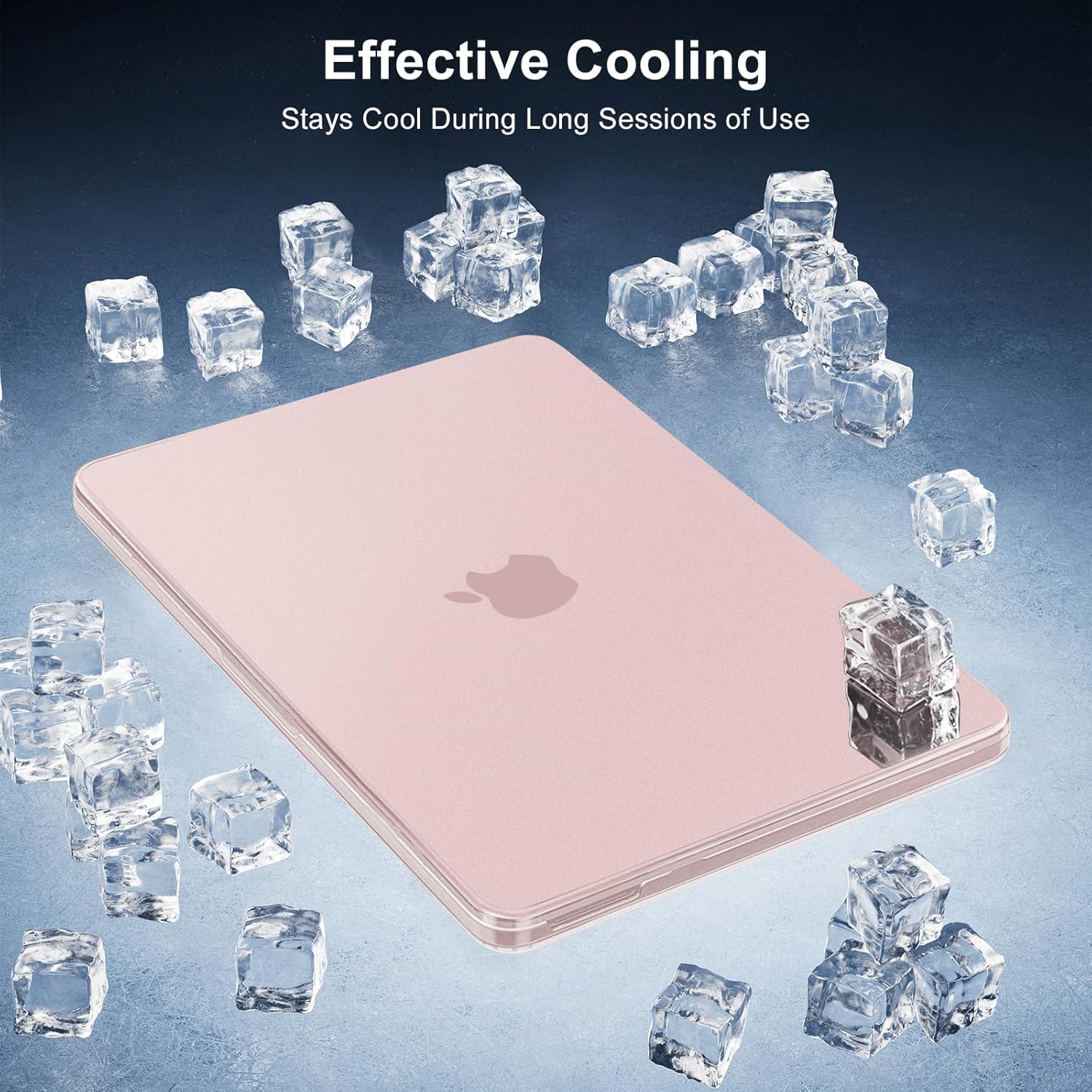MacBook Neo (A18 Pro, 2026) Matte Protective Case - Snap-On Hard Shell [Blush]