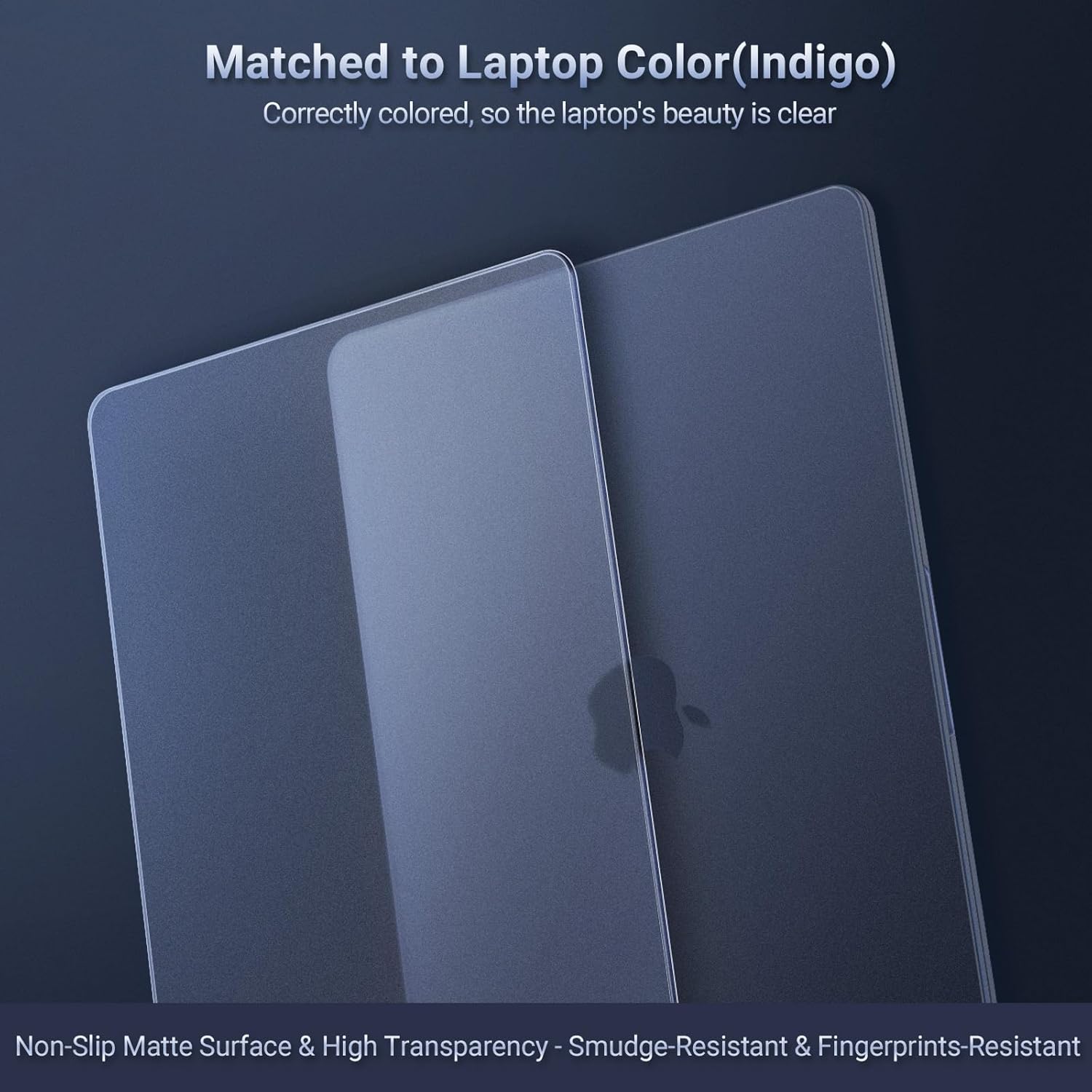 MacBook Neo (A18 Pro, 2026) Matte Protective Case - Snap-On Hard Shell [Indigo]