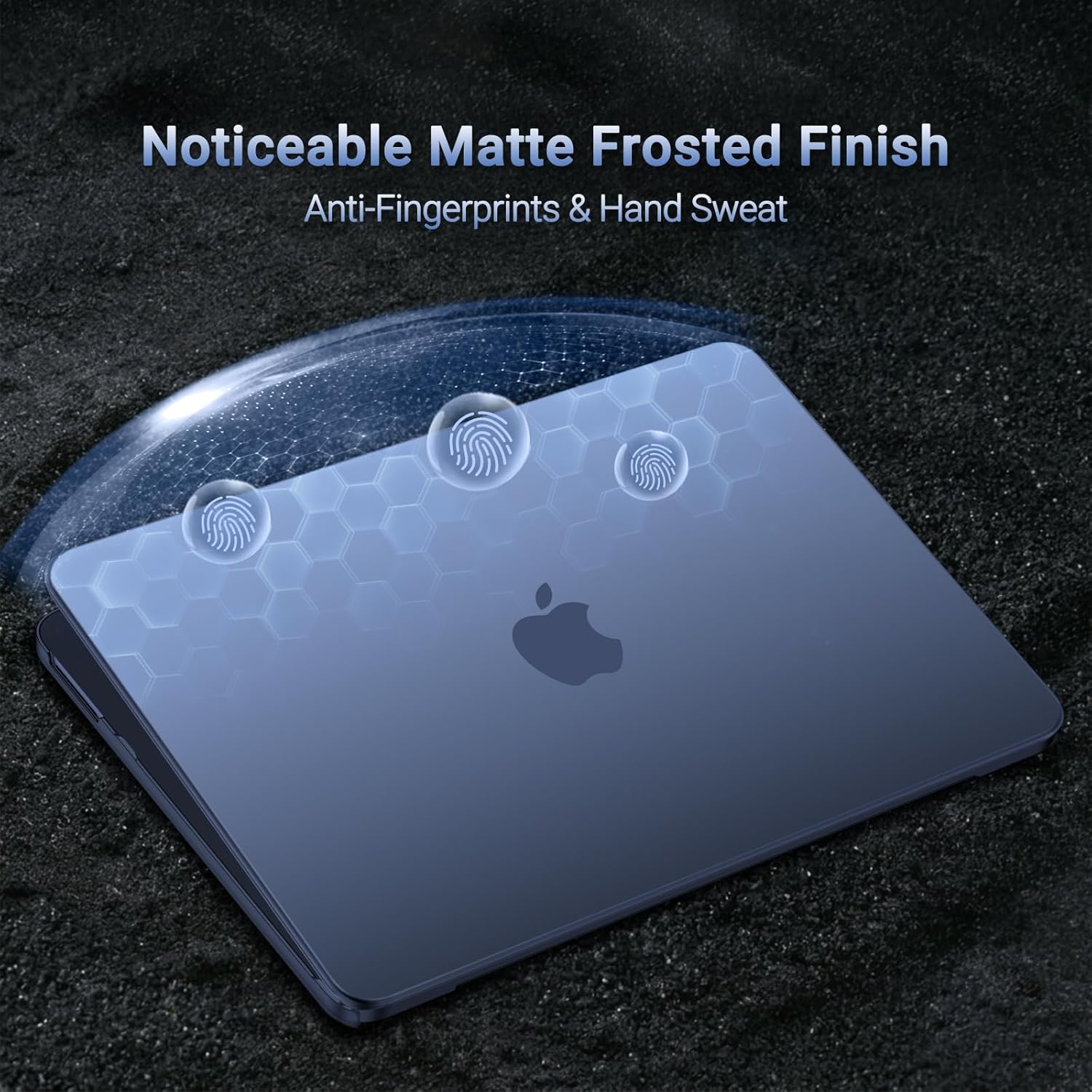 MacBook Neo (A18 Pro, 2026) Matte Protective Case - Snap-On Hard Shell [Indigo]
