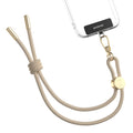 Mageasy 6mm Wrist Phone Strap with Strap Card – Adjustable Hand Strap - Beige - Beige