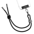 Mageasy 6mm Wrist Phone Strap with Strap Card – Adjustable Hand Strap - Black - Black