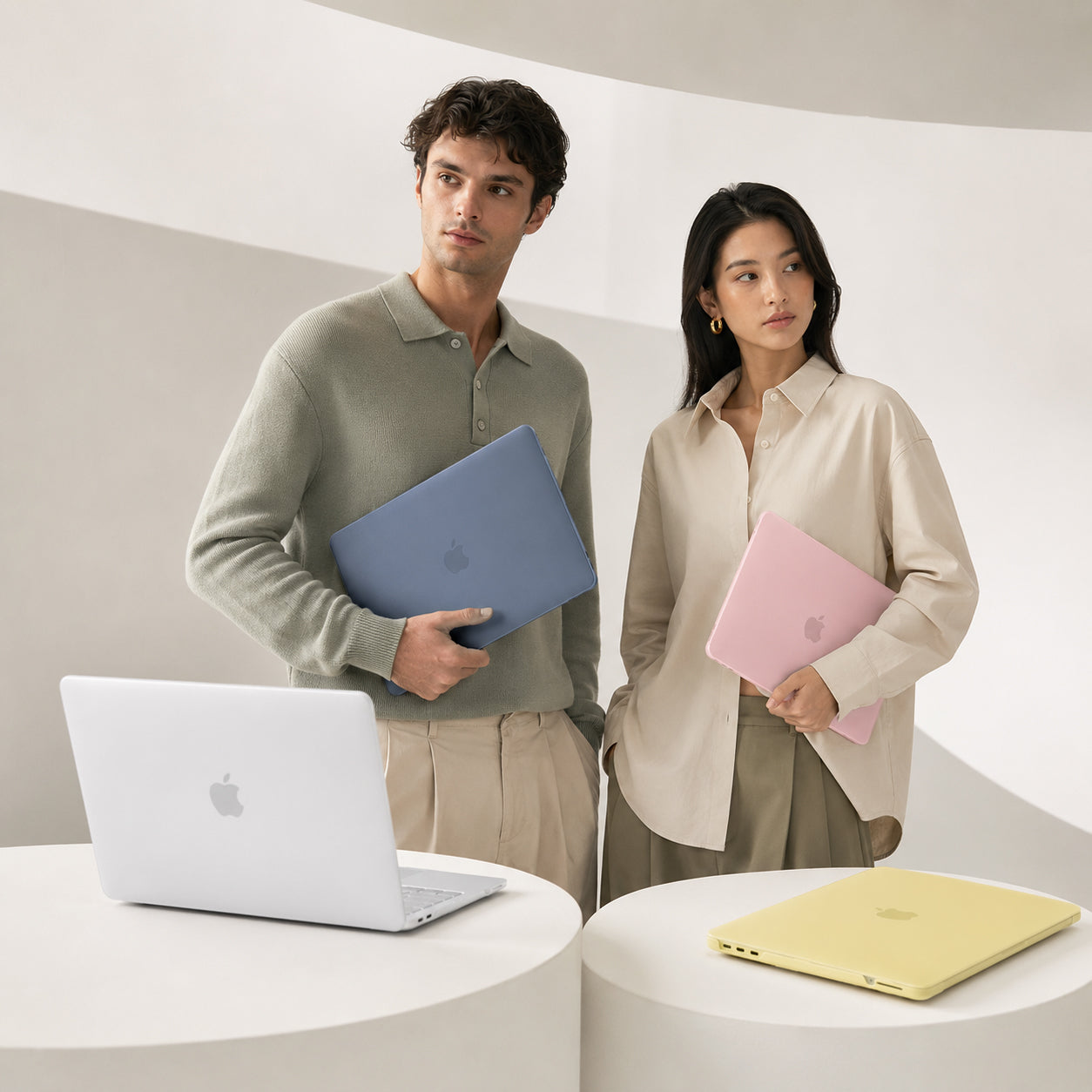 MAGEASY Aero Matte Protective Case for MacBook Neo 13" (A18 Pro, 2026) - Citrus