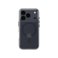 Mageasy Bright M Anti-Yellowing MagSafe Case for iPhone 17 Pro - Midnight Ring - Transparent / Midnight Ring