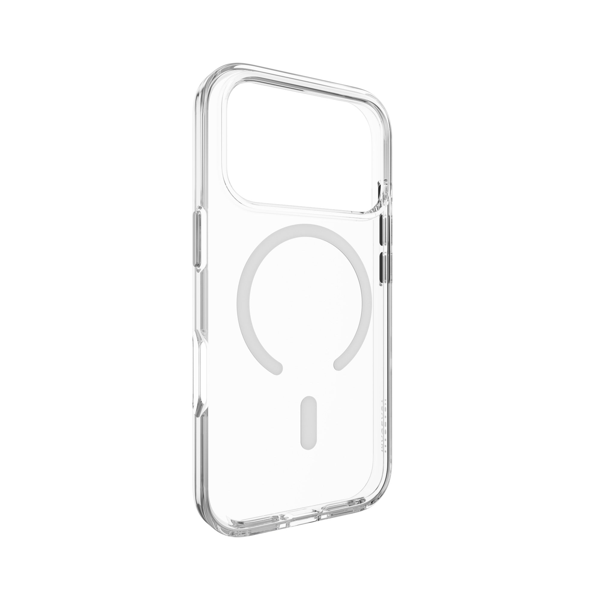 MAGEASY Bright M Anti-Yellowing MagSafe Case for iPhone 17 Pro - White Ring