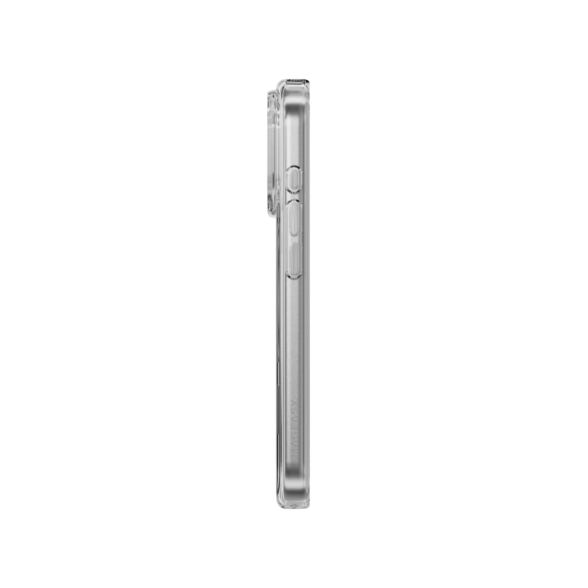 MAGEASY Bright M Anti-Yellowing MagSafe Case for iPhone 17 Pro - White Ring
