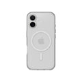 MAGEASY Bright M Anti-Yellowing MagSafe Case for iPhone 17 - White Ring - Transparent / White Ring