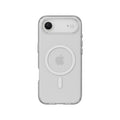 MAGEASY Bright M Anti-Yellowing MagSafe Case for iPhone Air - White Ring - Transparent / White Ring
