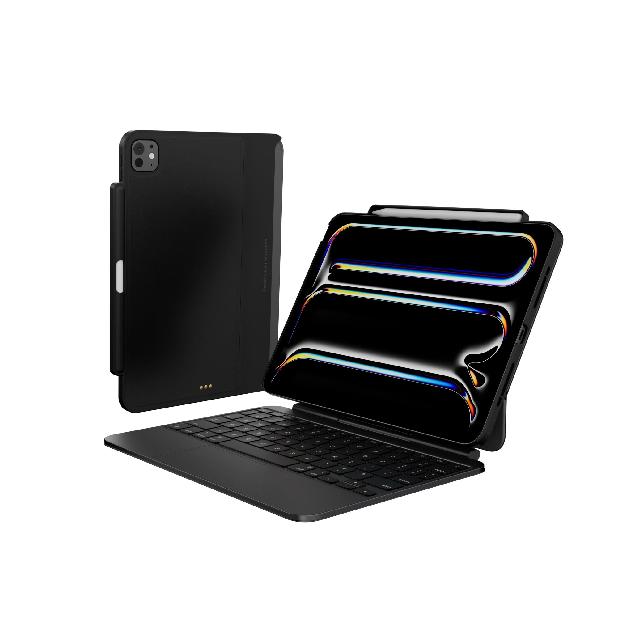 Mageasy CoverBuddy Magnetic Case with Graphene for iPad Pro 11"– Magic Keyboard Compatible-White