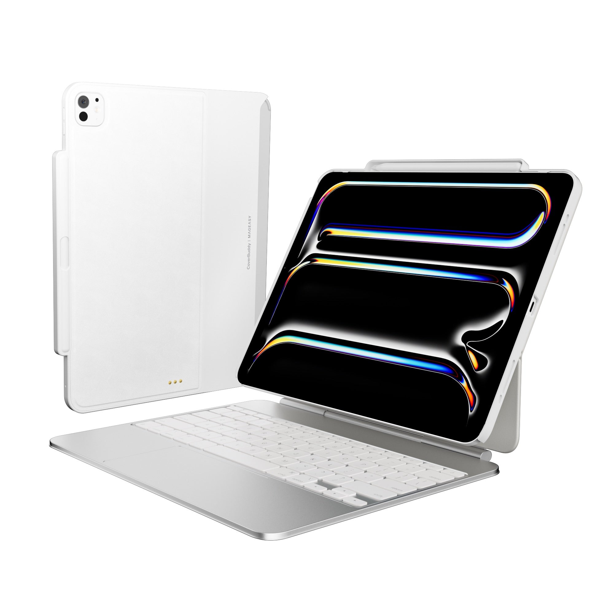 Mageasy CoverBuddy Magnetic Case with Graphene for iPad Pro 13"– Magic Keyboard Compatible-Black
