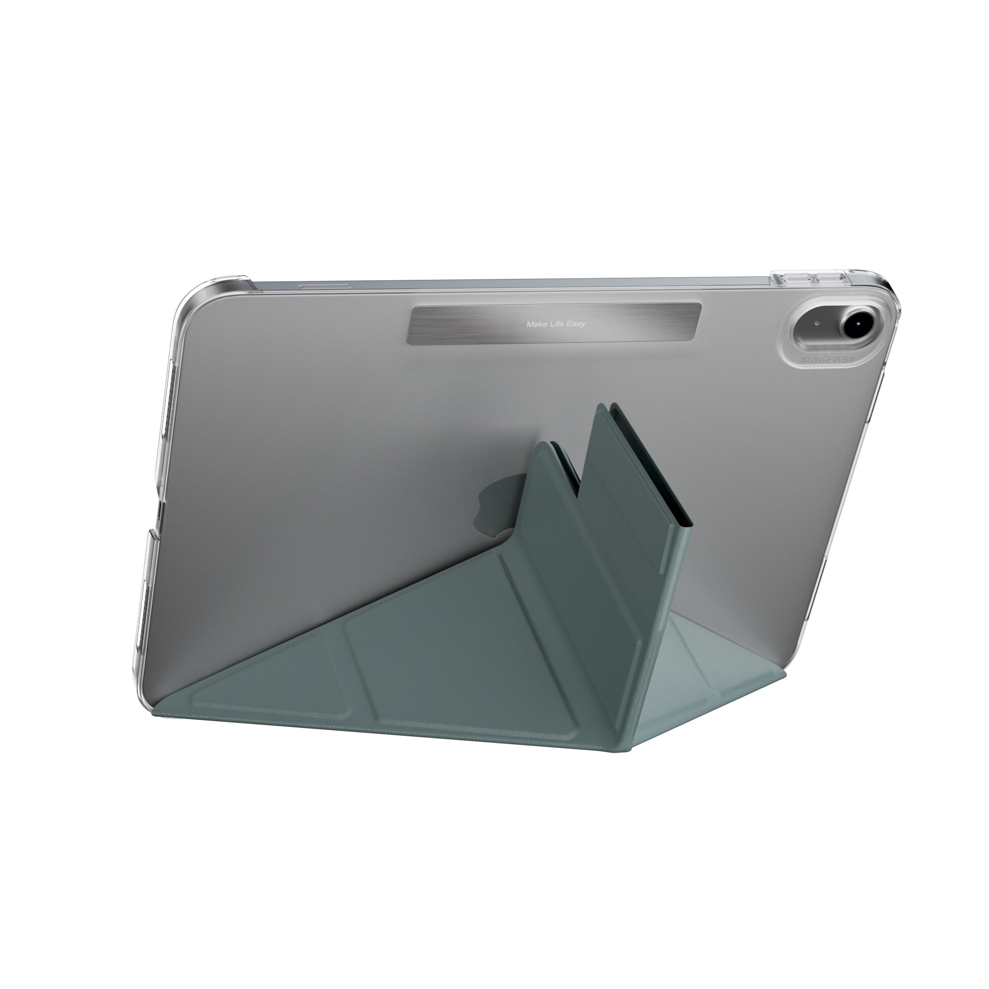 MAGEASY Facet Folding Folio Case for iPad 11 (A16) / iPad 10 (2022) - Stormy Sea