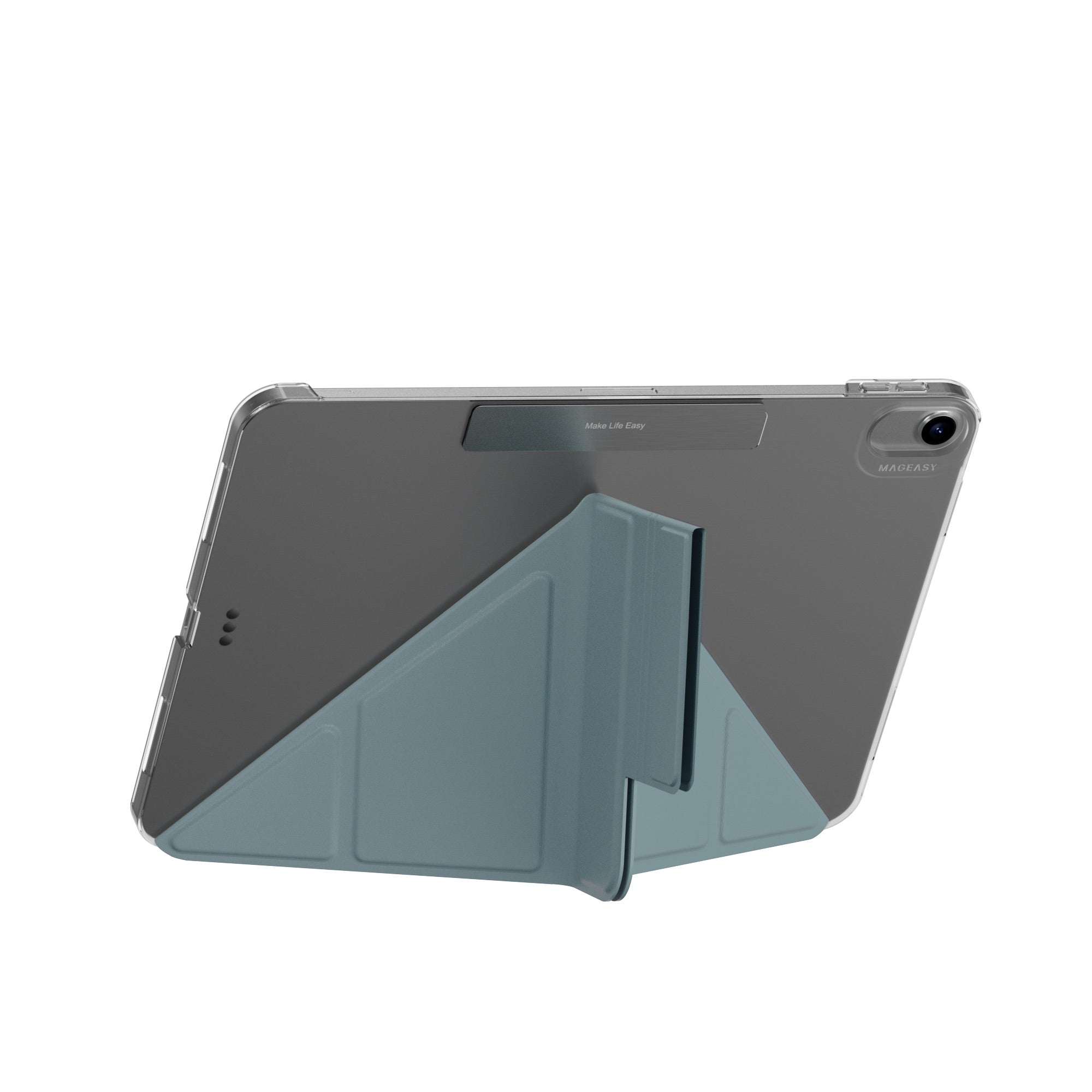MAGEASY Facet Folding Folio Case for iPad Air 11" (M4/M3/M2, 2026-2024) - Exquisite Blue