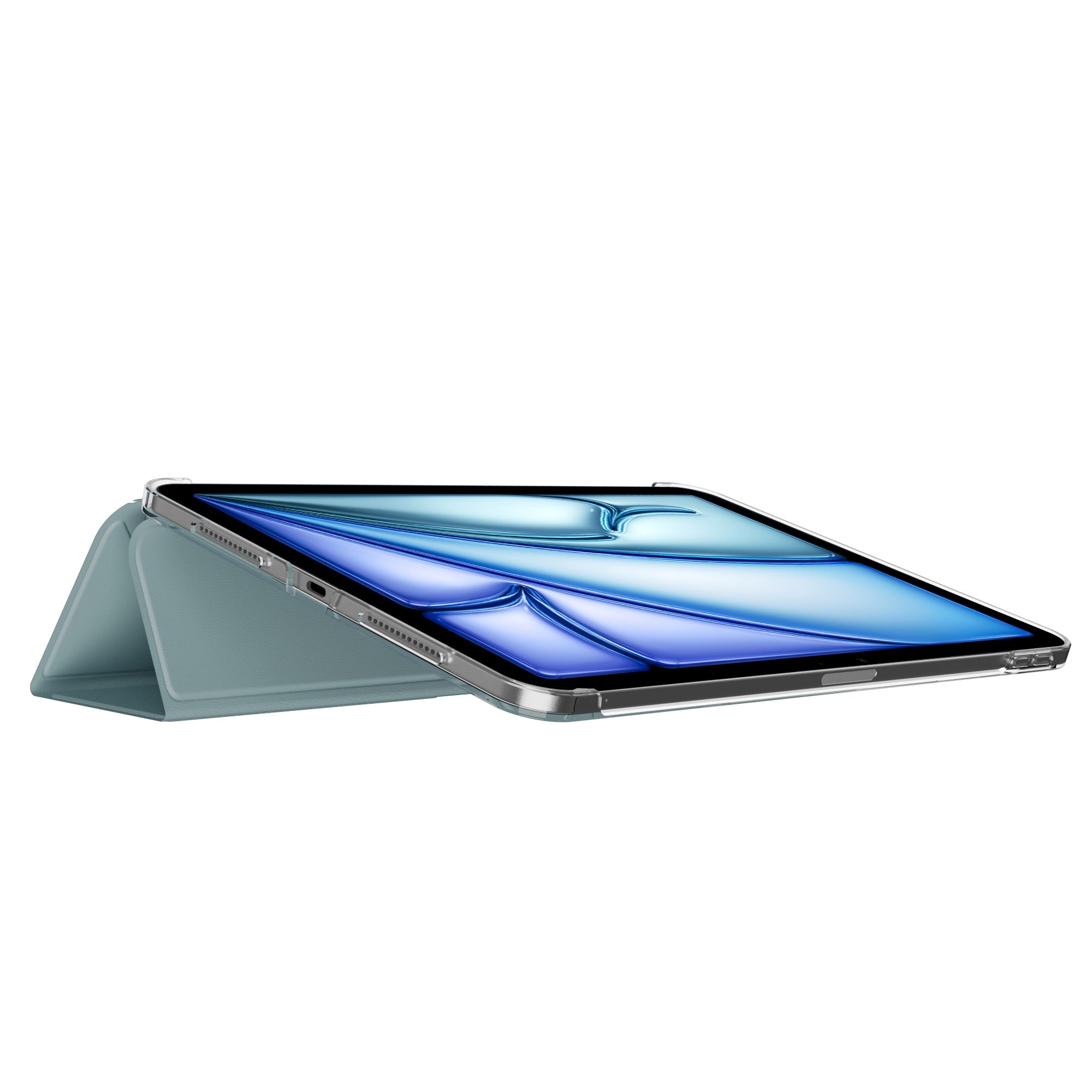 MAGEASY Facet Folding Folio Case for iPad Air 13" (M4/M3/M2, 2026-2024) - Exquisite Blue