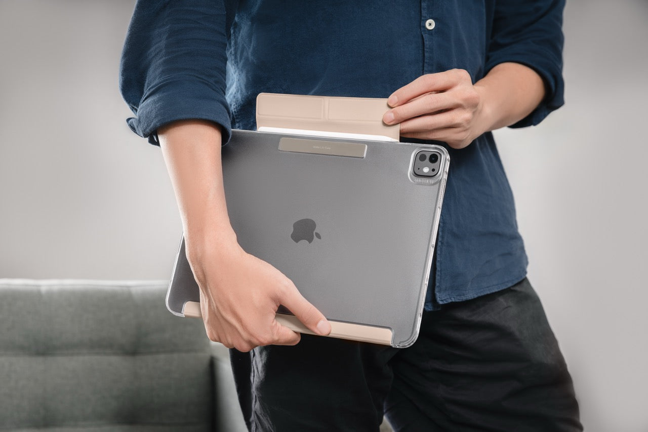 MAGEASY Facet Folding Folio Case for iPad Pro 11" (M4 2024, M5 2025) - Alaskan Blue