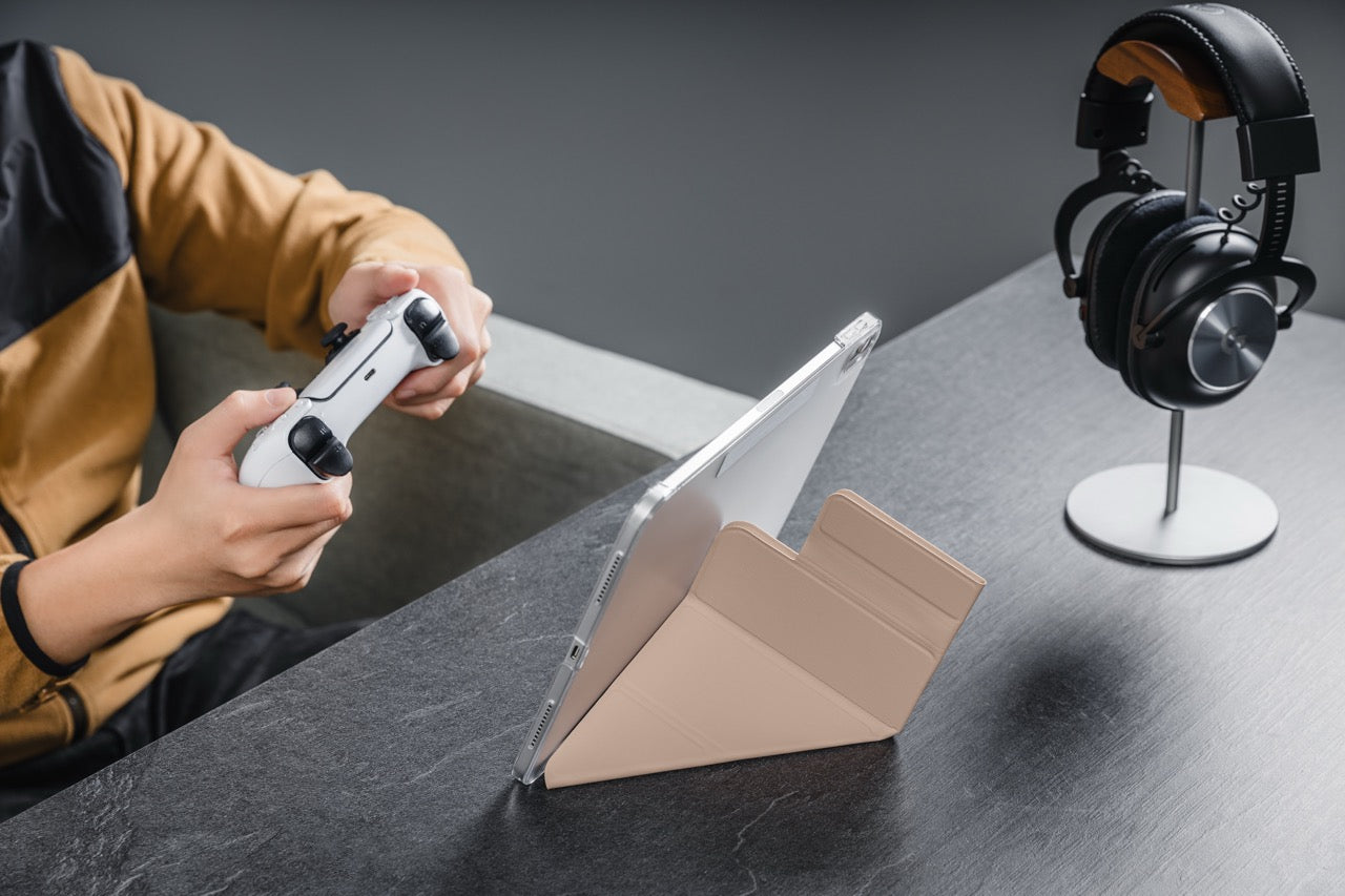 MAGEASY Facet Folding Folio Case for iPad Pro 11" (M4 2024, M5 2025) - Alaskan Blue
