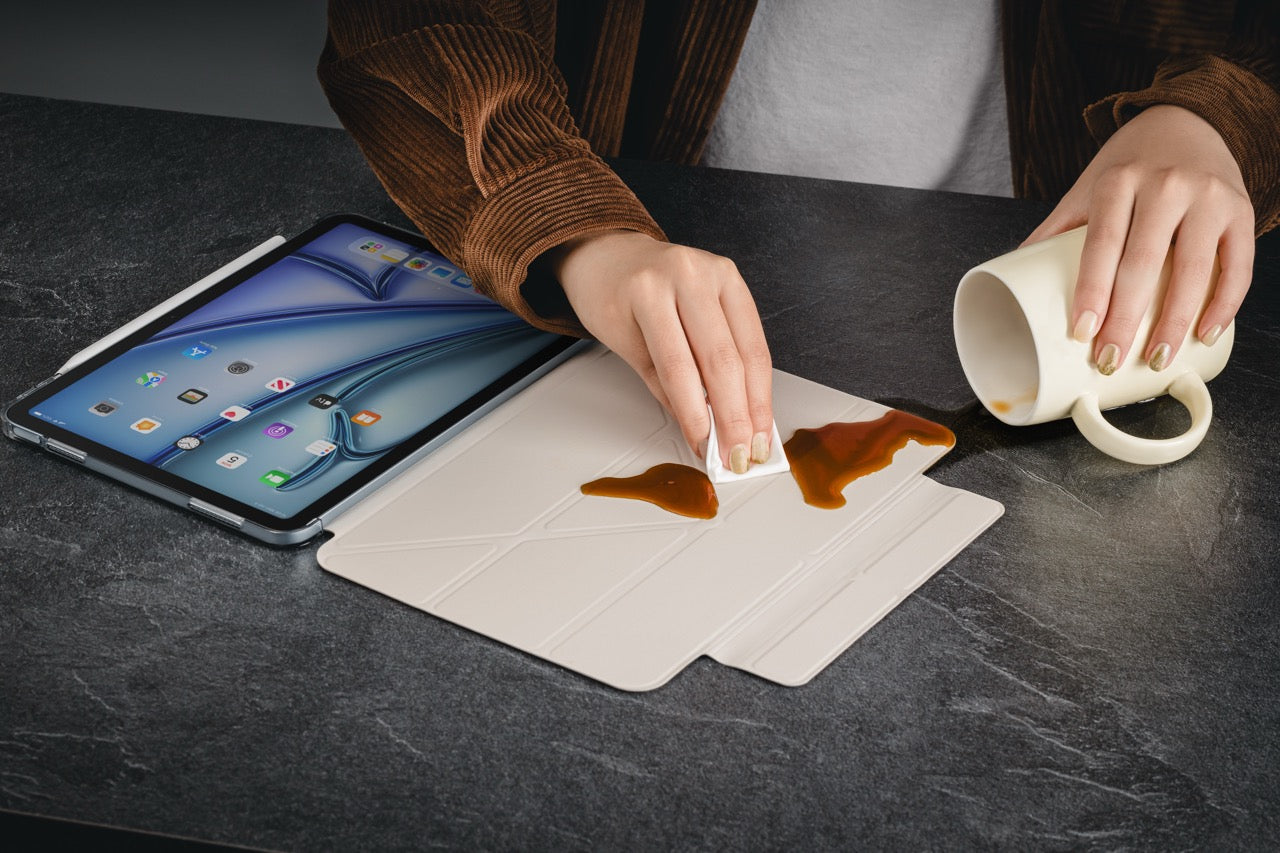 MAGEASY Facet Folding Folio Case for iPad Pro 13" (M4 2024, M5 2025) - Gray Starlight