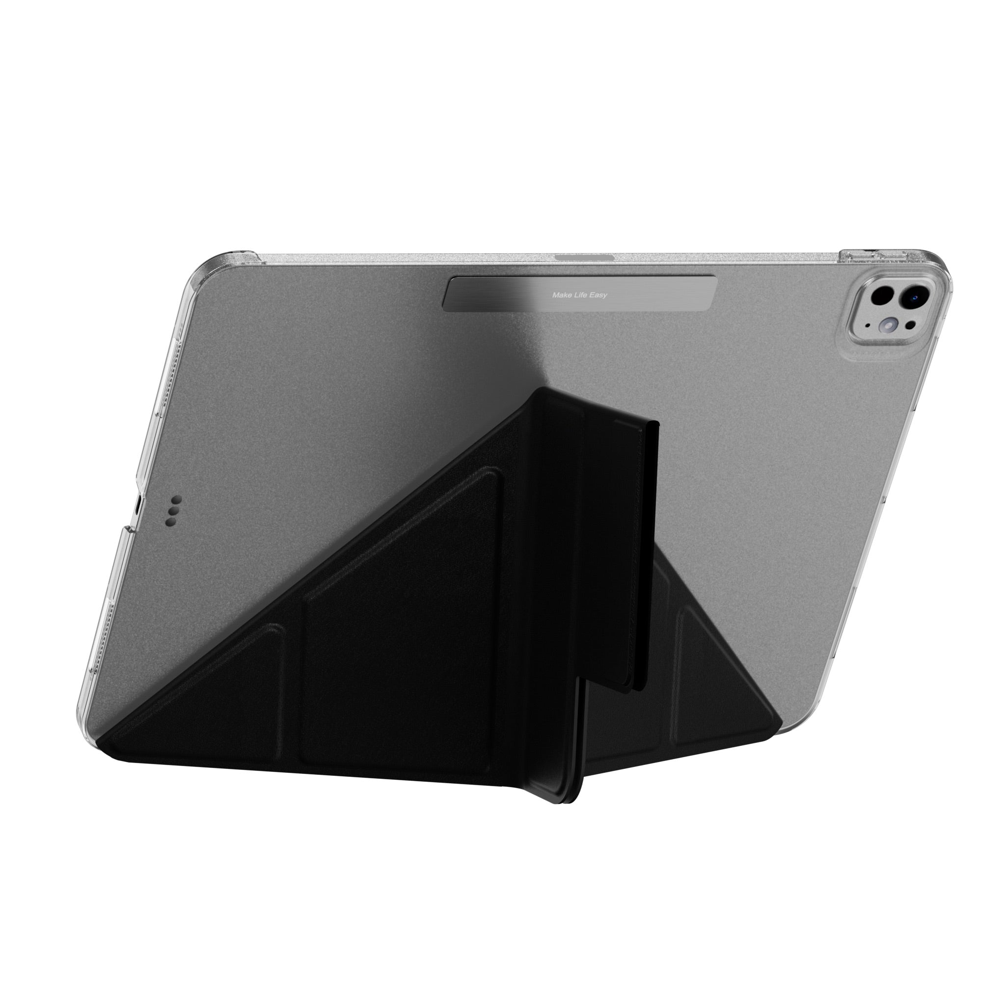 MAGEASY Facet Folding Folio Case for iPad Pro 11" (M4 2024, M5 2025) - Black