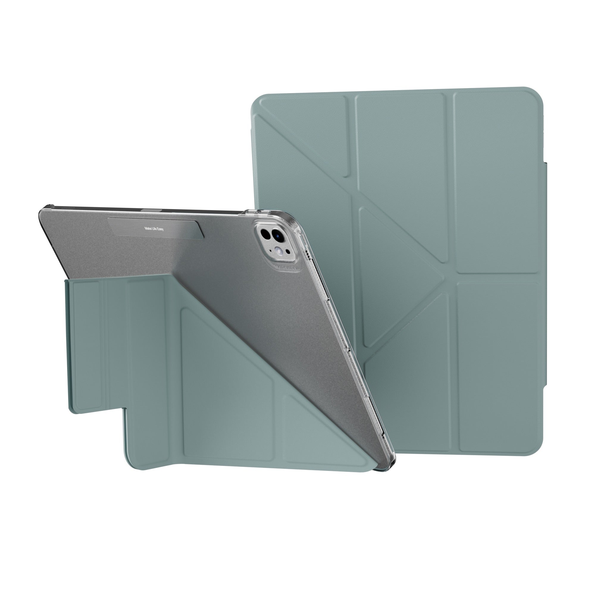 MAGEASY Facet Folding Folio Case for iPad Pro 13" (M4 2024, M5 2025) - Exquisite Blue