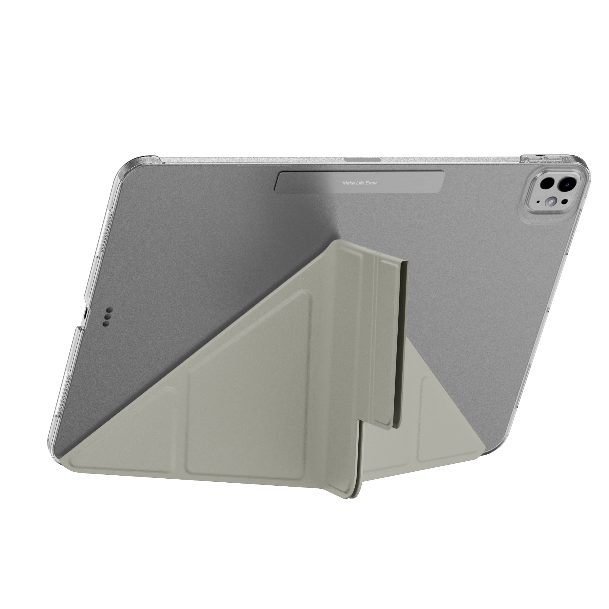 MAGEASY Facet Folding Folio Case for iPad Pro 13" (M4 2024, M5 2025) - Gray Starlight