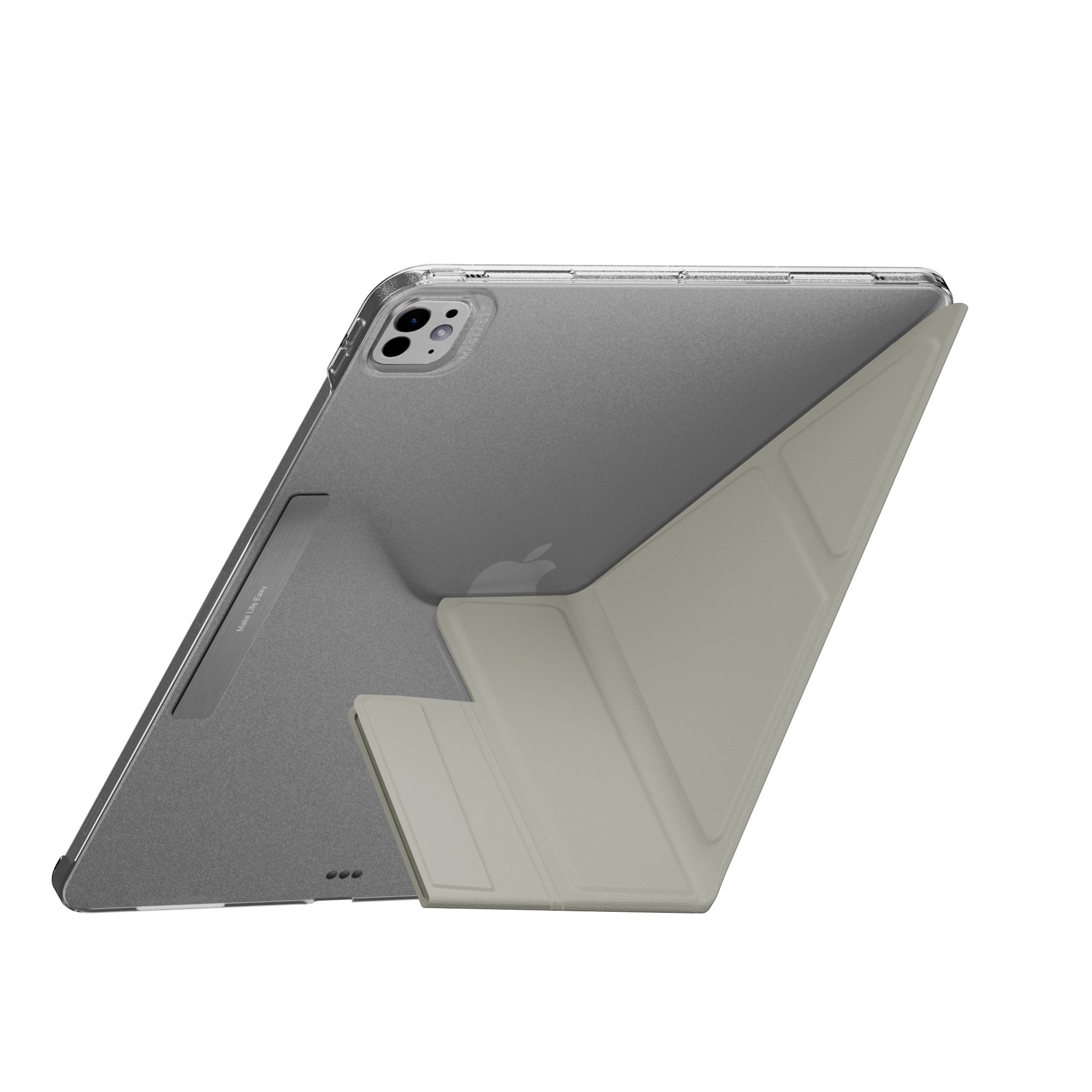 MAGEASY Facet Folding Folio Case for iPad Pro 11" (M4 2024, M5 2025) - Gray Starlight