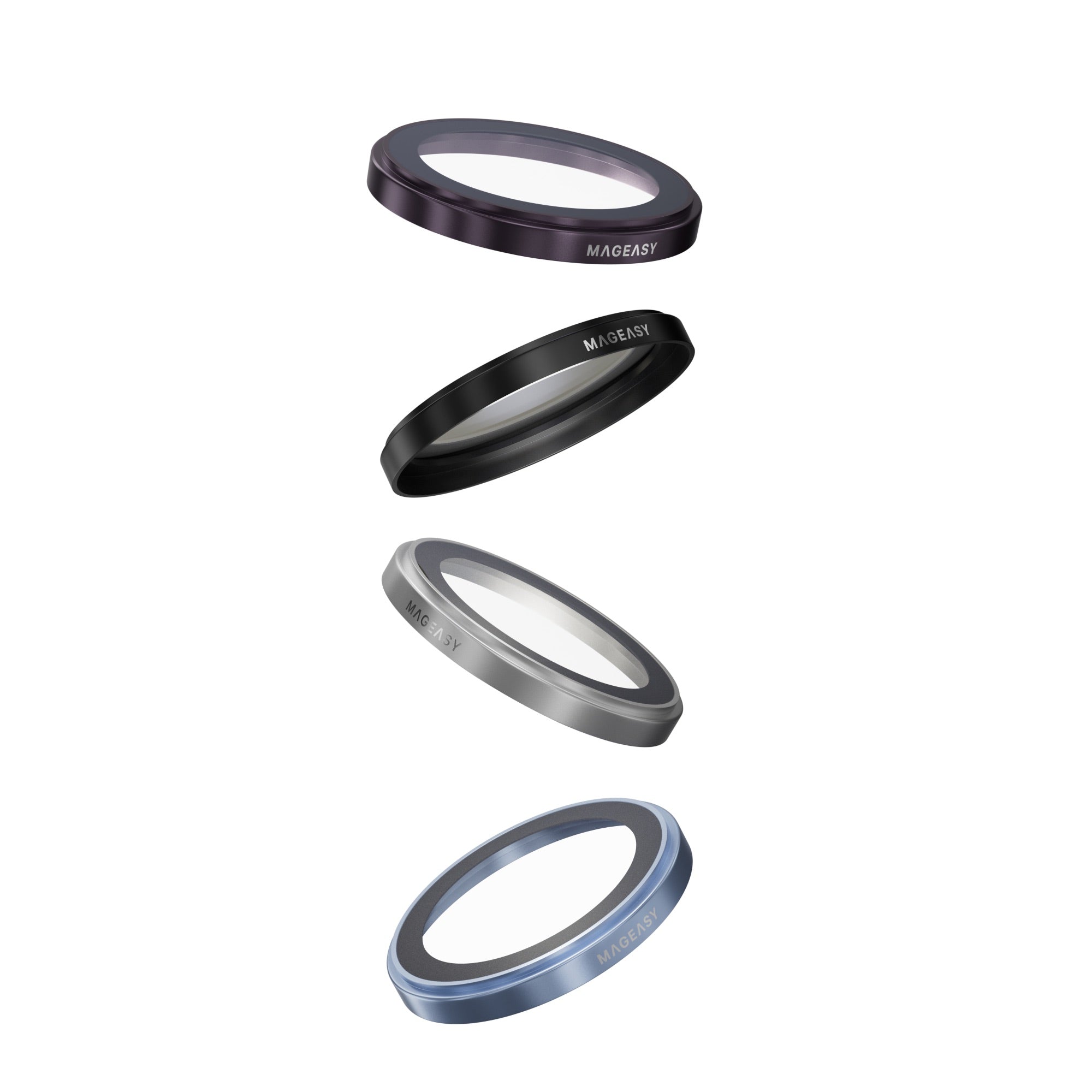 iPhone 18 Pro / Pro Max MAGEASY Lenz Sapphire Camera Lens Protector [Nebula]