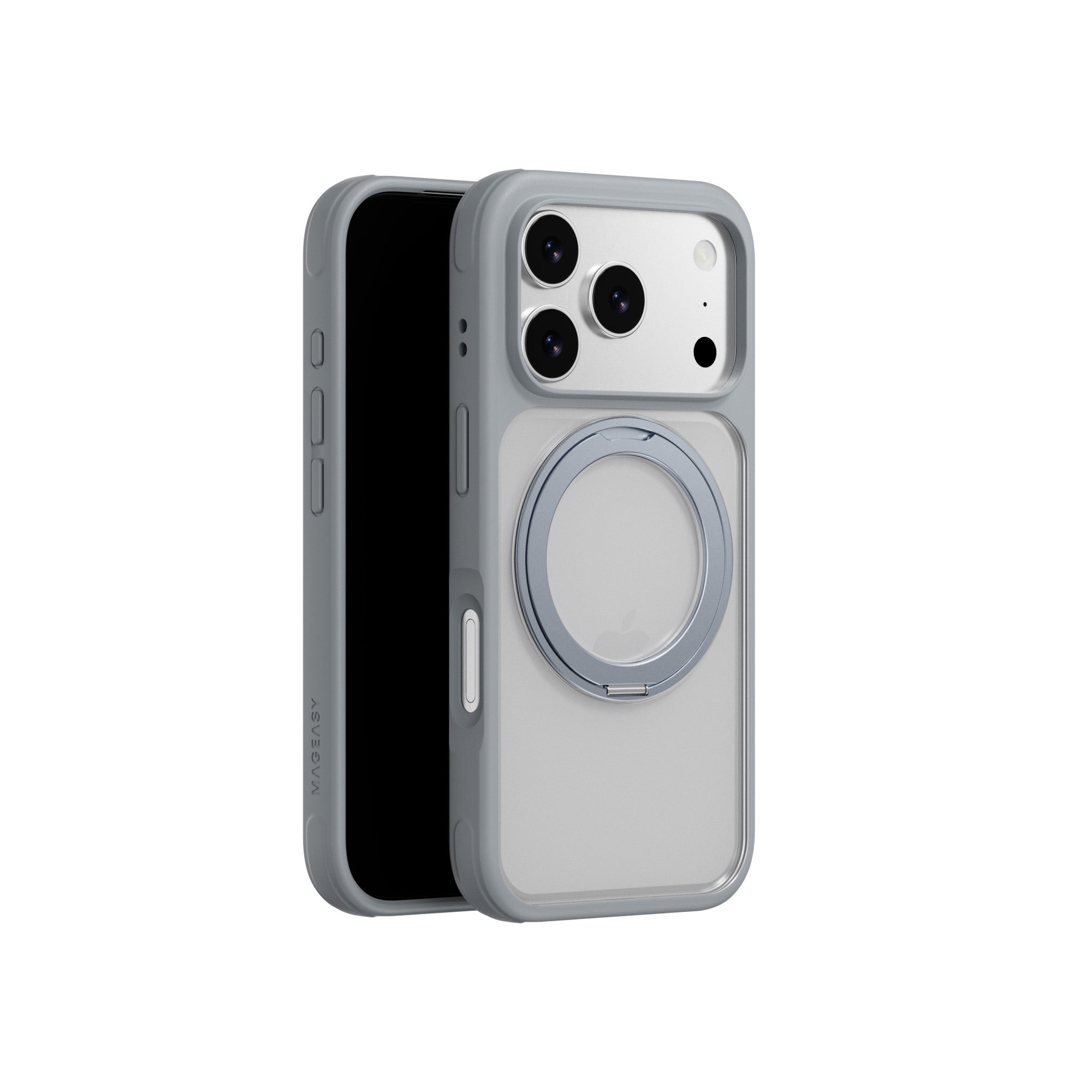 MAGEASY MagStand 360 M MagSafe Rotating Stand Case for iPhone 17 Pro - Mist