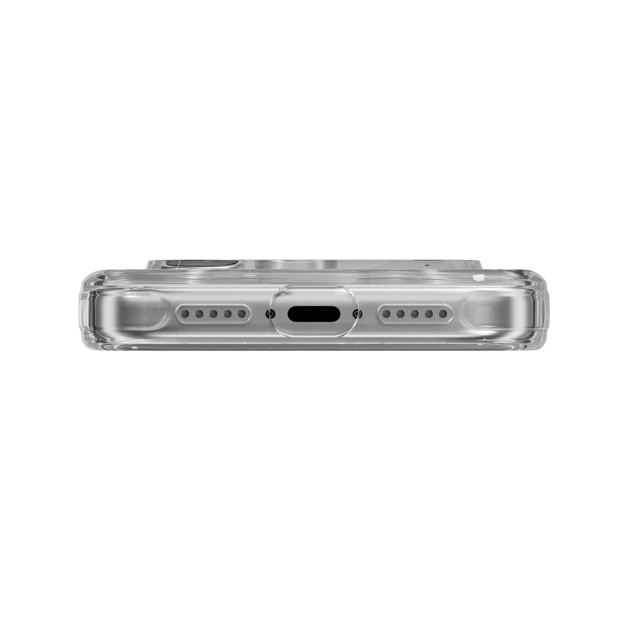 MAGEASY MagStand 360 M MagSafe Rotating Stand Case for iPhone 17 Pro - Transparent