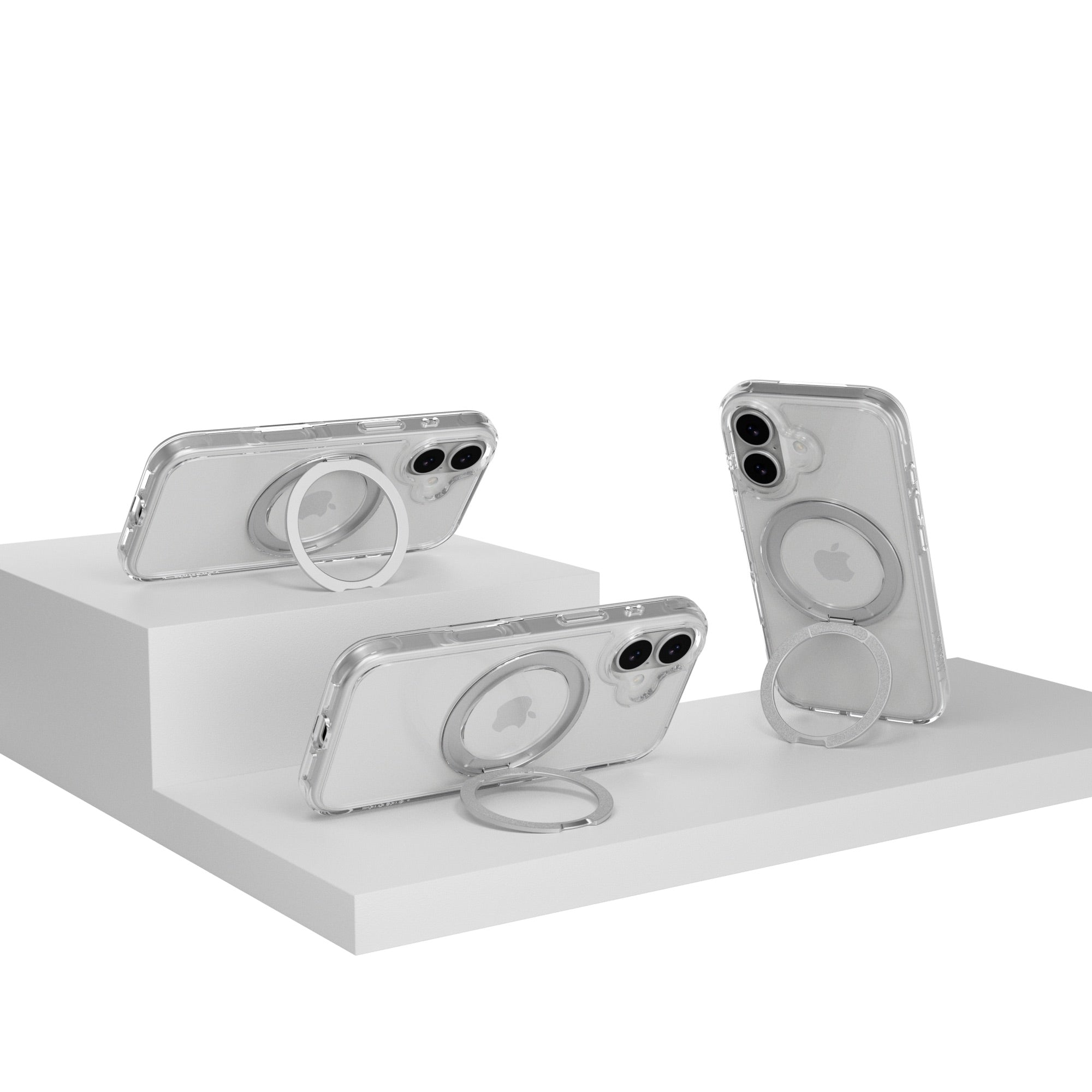 MAGEASY MagStand 360 M Rotating Stand Case for iPhone 17 - MagSafe Compatible