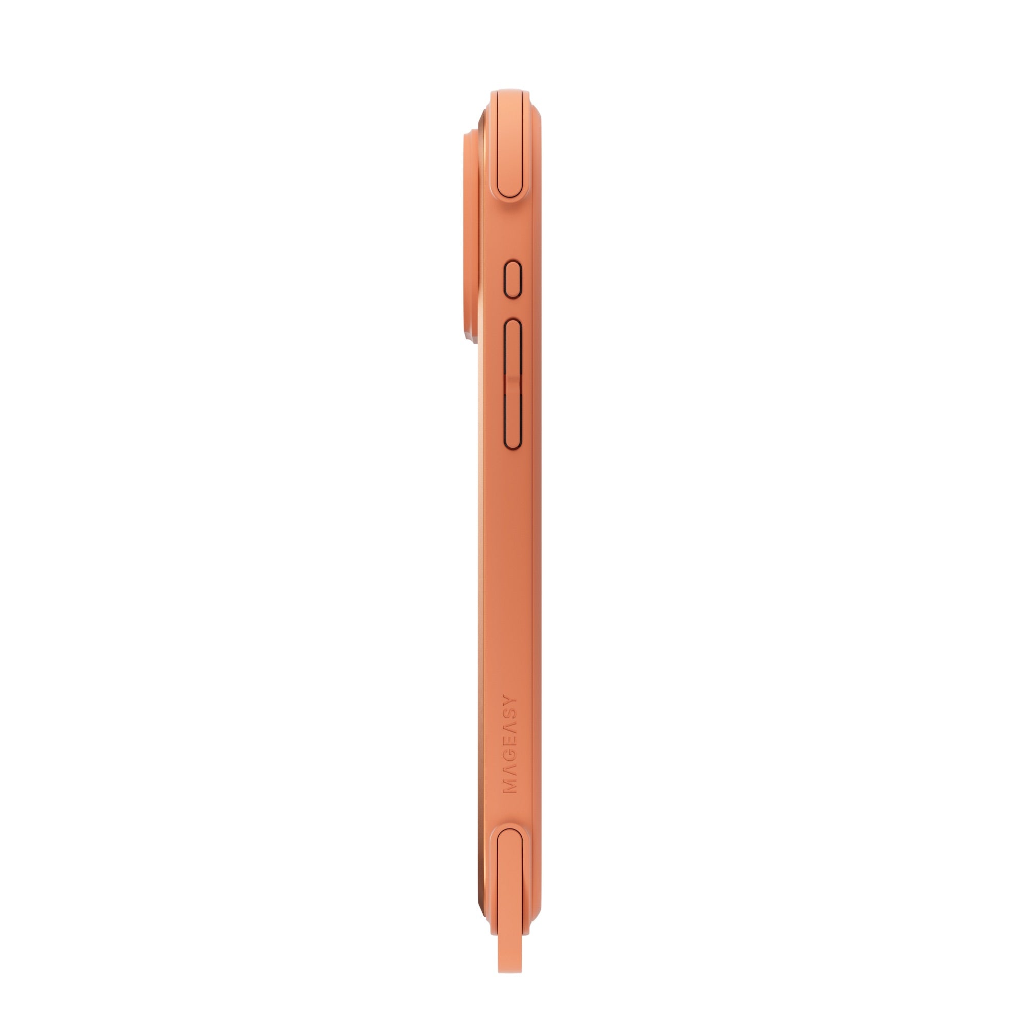 MAGEASY Odyssey Strap M MagSafe Rugged Lanyard Case - iPhone 17 Pro Max - Coral/Orange