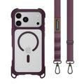 MAGEASY Odyssey Strap M for iPhone 18 Pro Max / 17 Pro Max Rugged Lanyard Case - Nebula/Purple - Nebula/Purple