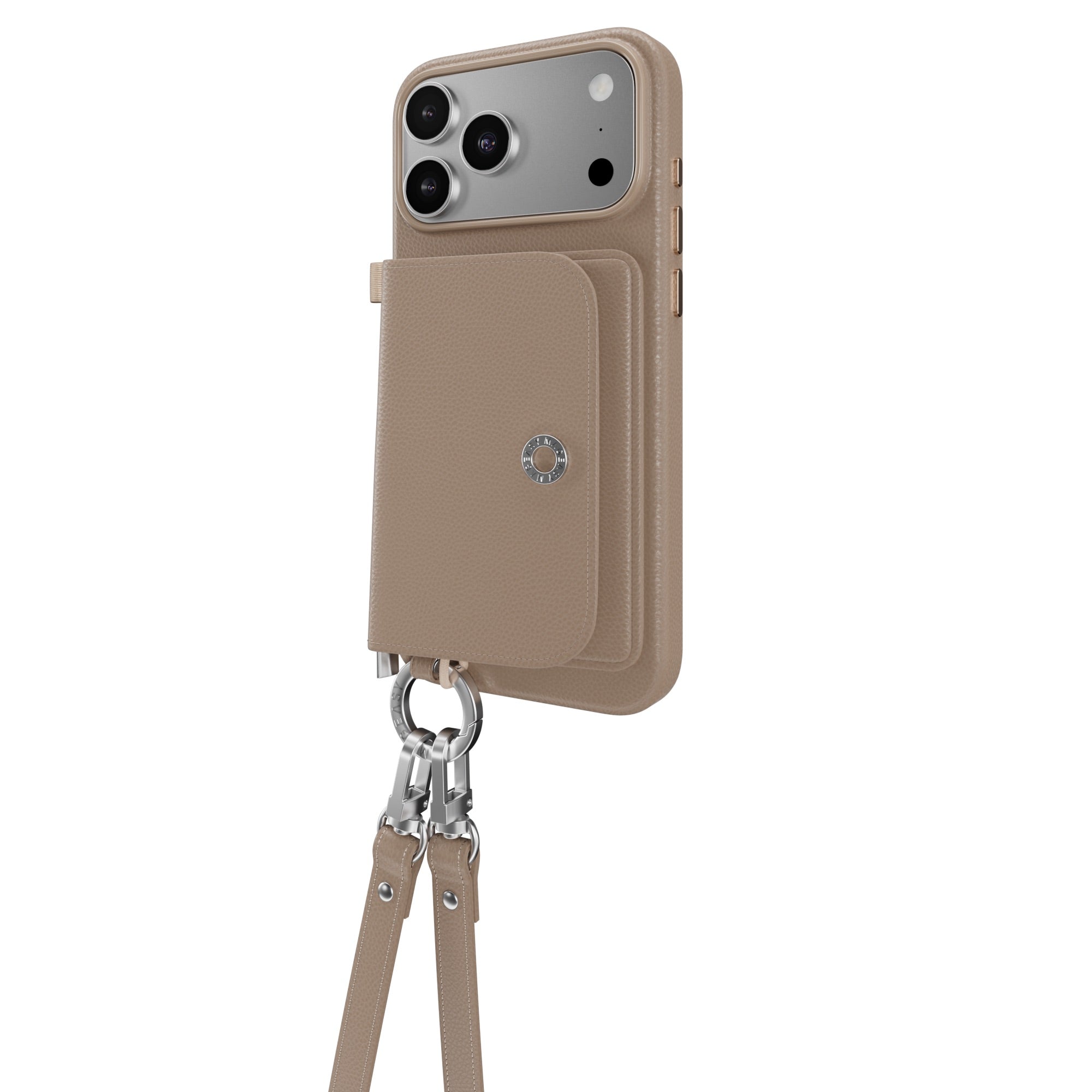 iPhone 18 Pro / Pro Max & 17 Pro / Pro Max MAGEASY Pouch M MagSafe Wallet Case with Lanyard