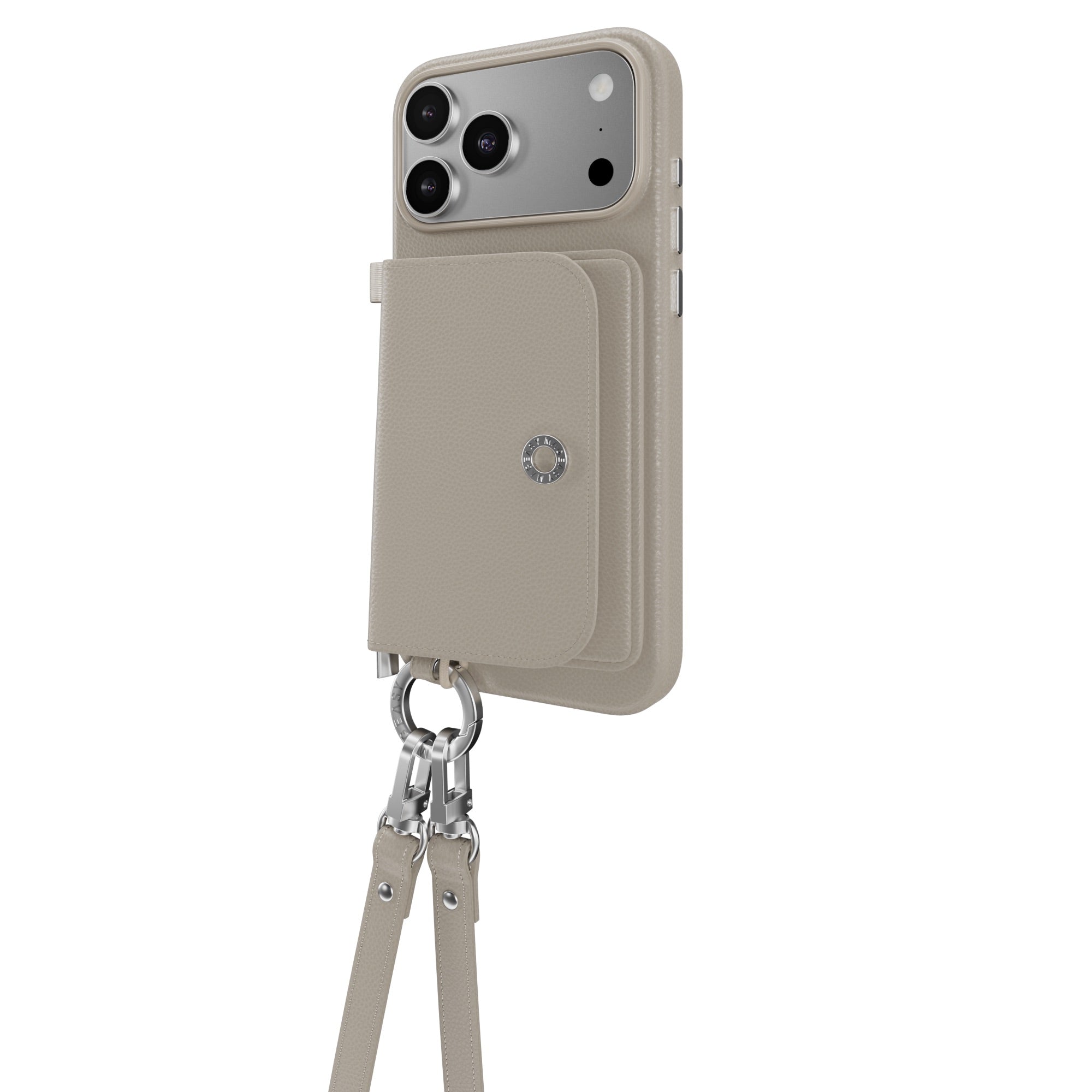 iPhone 18 Pro / Pro Max & 17 Pro / Pro Max MAGEASY Pouch M MagSafe Wallet Case with Lanyard
