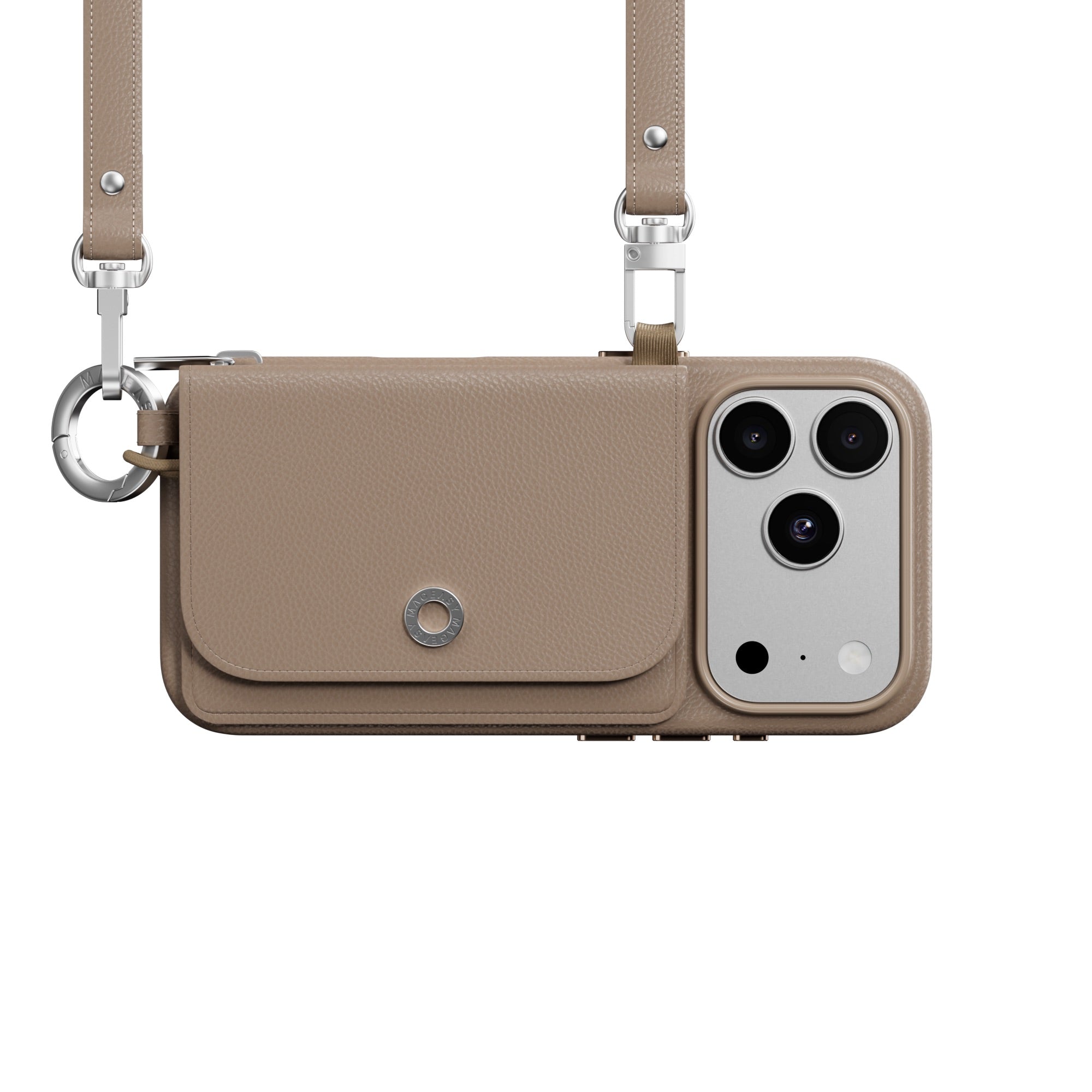 iPhone 18 Pro / Pro Max & 17 Pro / Pro Max MAGEASY Pouch M MagSafe Wallet Case with Lanyard