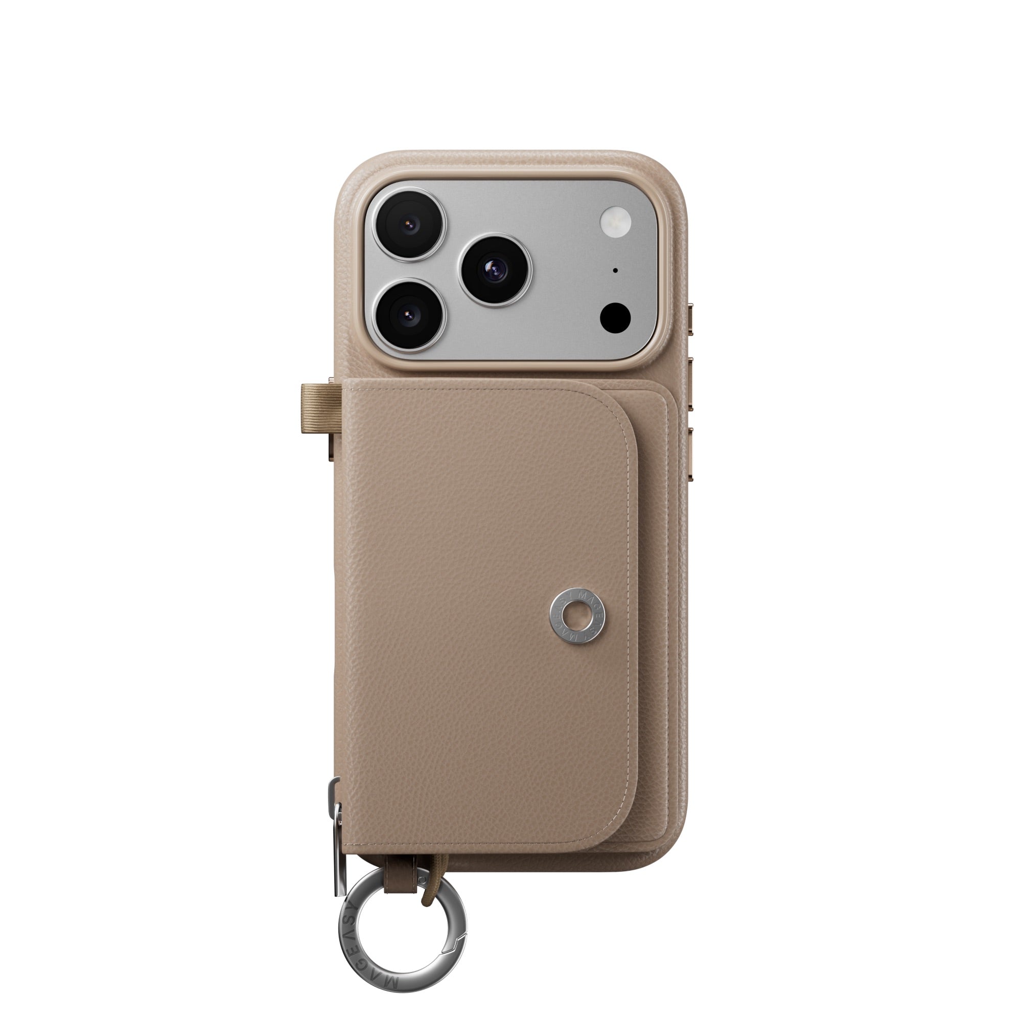 iPhone 18 Pro / Pro Max & 17 Pro / Pro Max MAGEASY Pouch M MagSafe Wallet Case with Lanyard