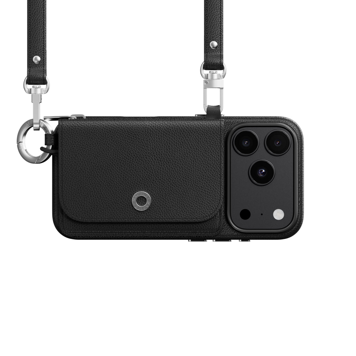 iPhone 18 Pro / Pro Max & 17 Pro / Pro Max MAGEASY Pouch M MagSafe Wallet Case with Lanyard