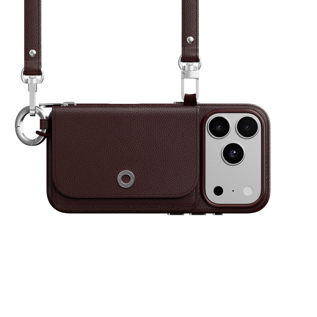 iPhone 18 Pro / Pro Max & 17 Pro / Pro Max MAGEASY Pouch M MagSafe Wallet Case with Lanyard
