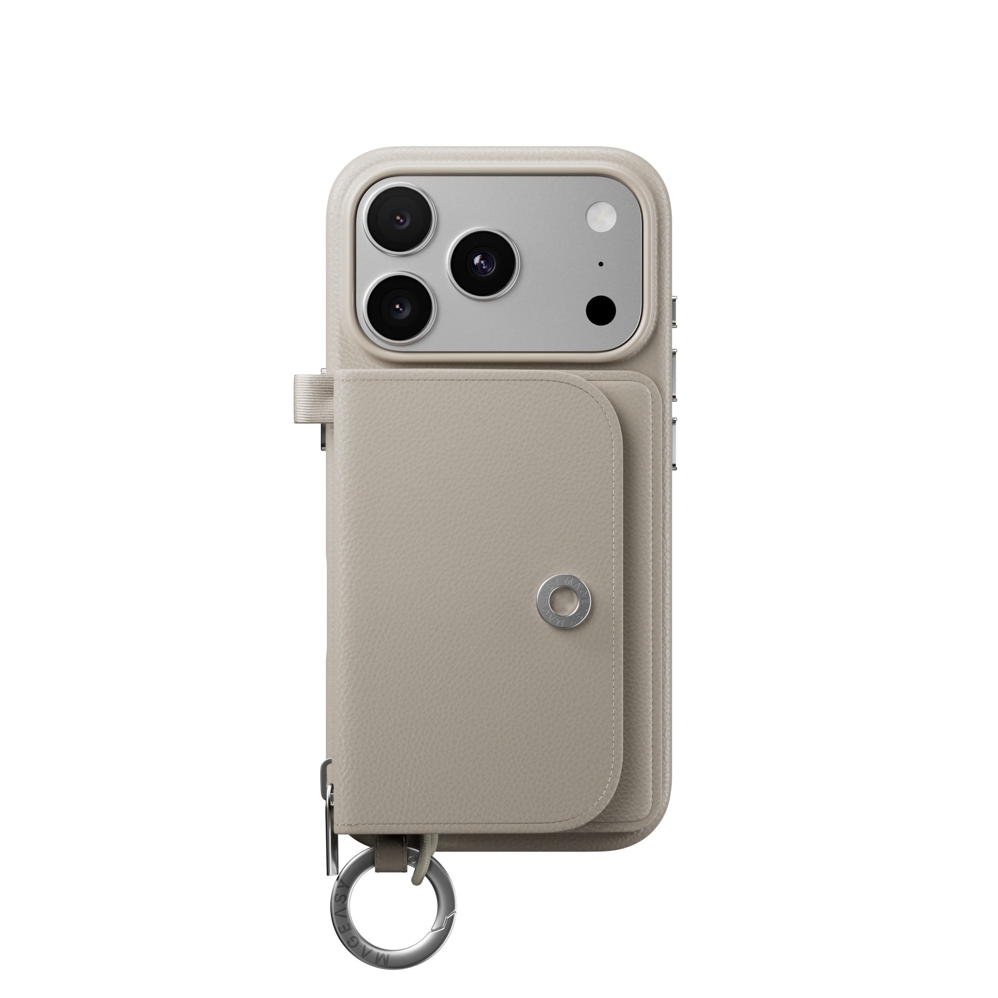 iPhone 18 Pro / Pro Max & 17 Pro / Pro Max MAGEASY Pouch M MagSafe Wallet Case with Lanyard
