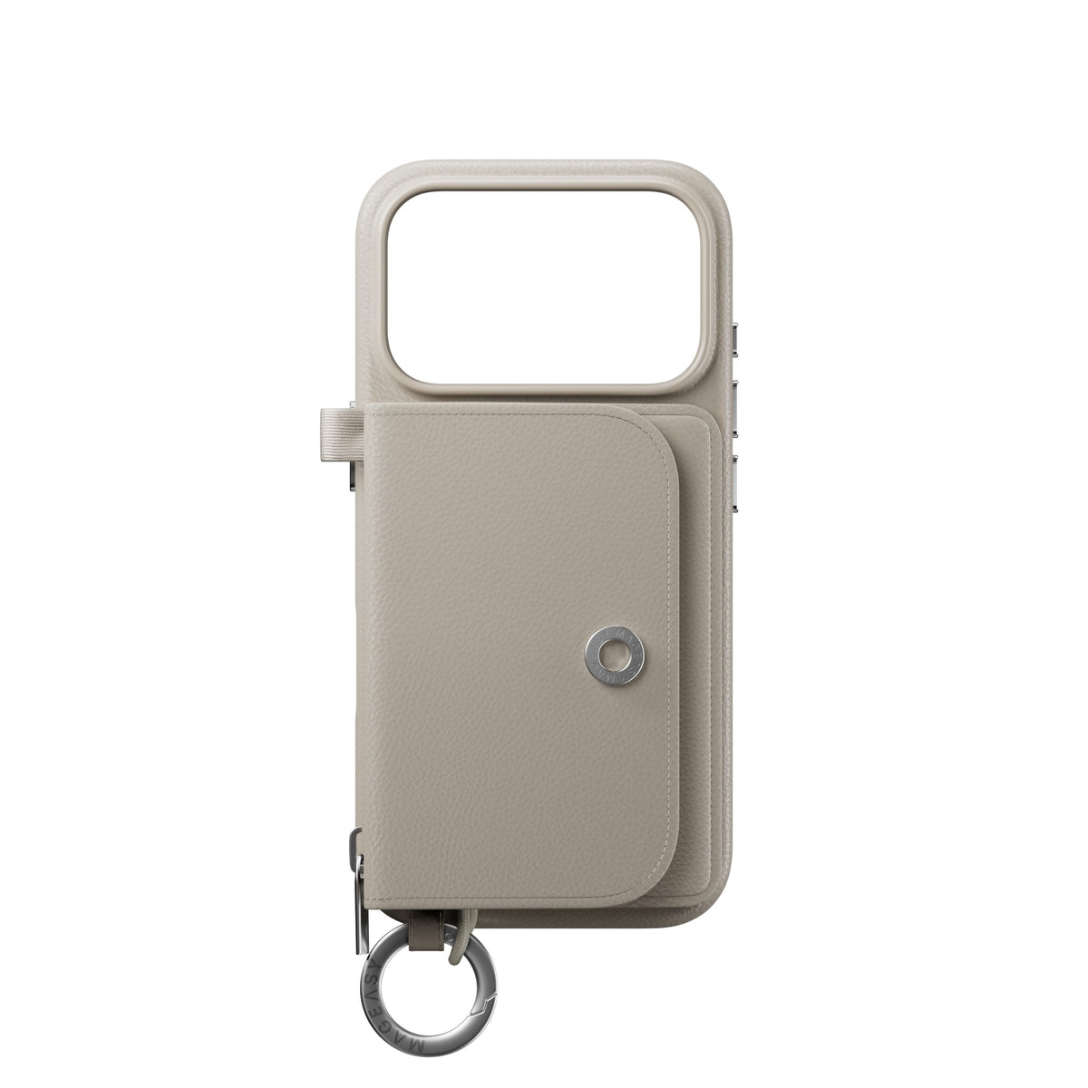 iPhone 18 Pro / Pro Max & 17 Pro / Pro Max MAGEASY Pouch M MagSafe Wallet Case with Lanyard